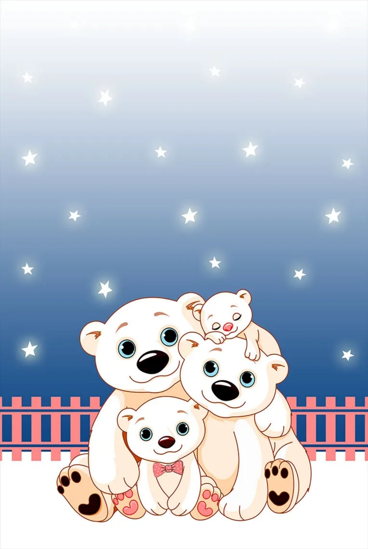 Kids Digital Print Rug - Blue Figured Design, Non Slip Antibacterial Playroom Carpet