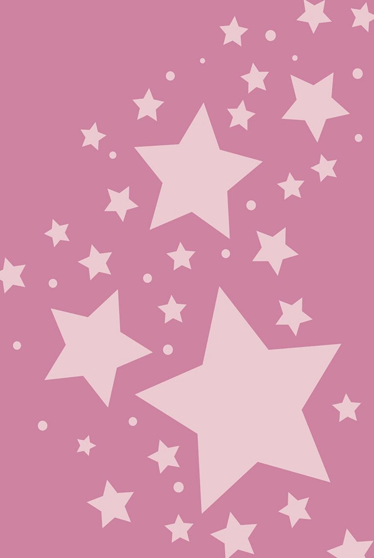 Pink Kids Rug - Non Slip Digital Print Children's Carpet | Washable & Allergy Friendly