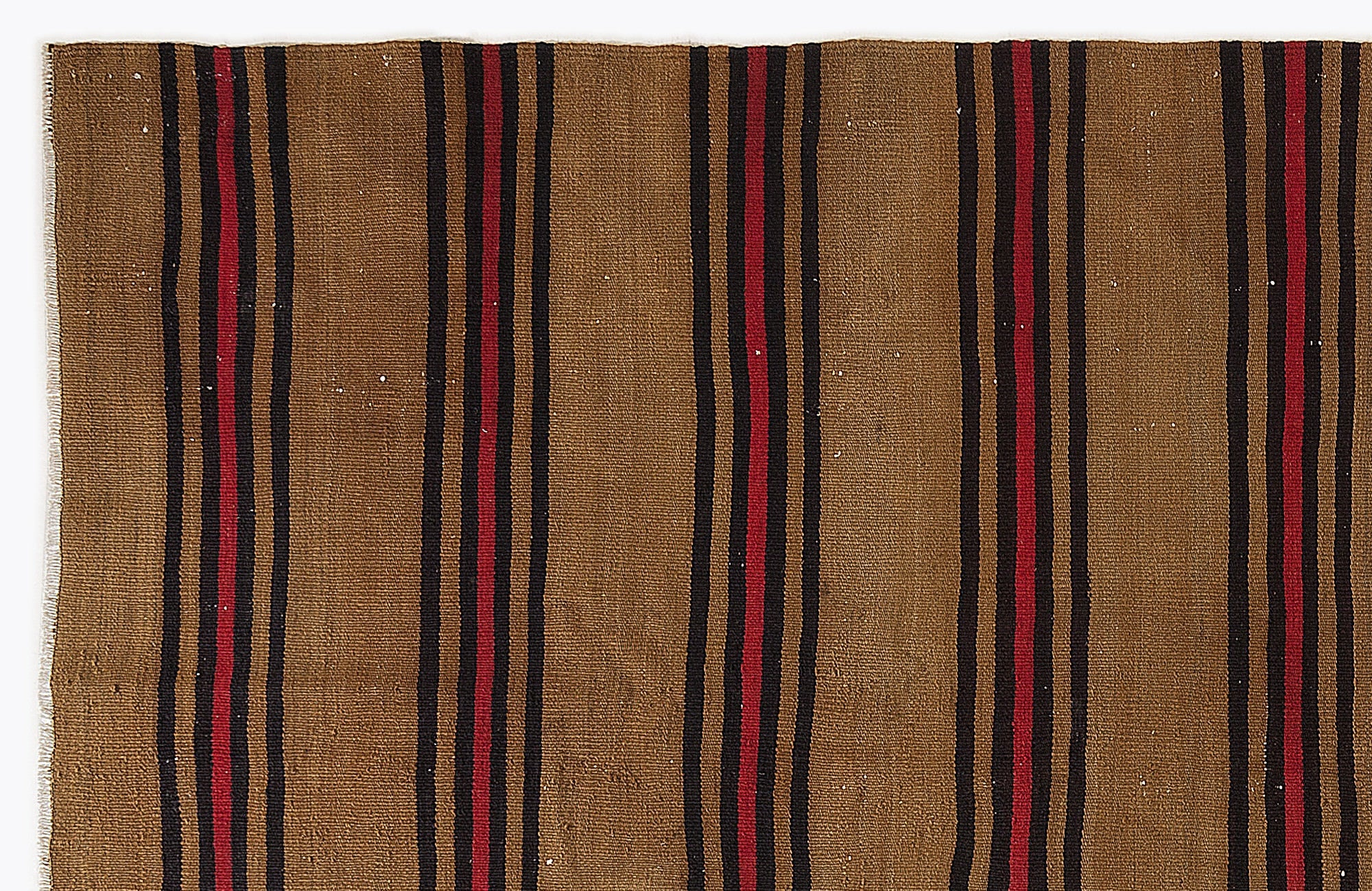 Girit Multy Striped Wool Handmade Area Rug 5'2" x 9'2"