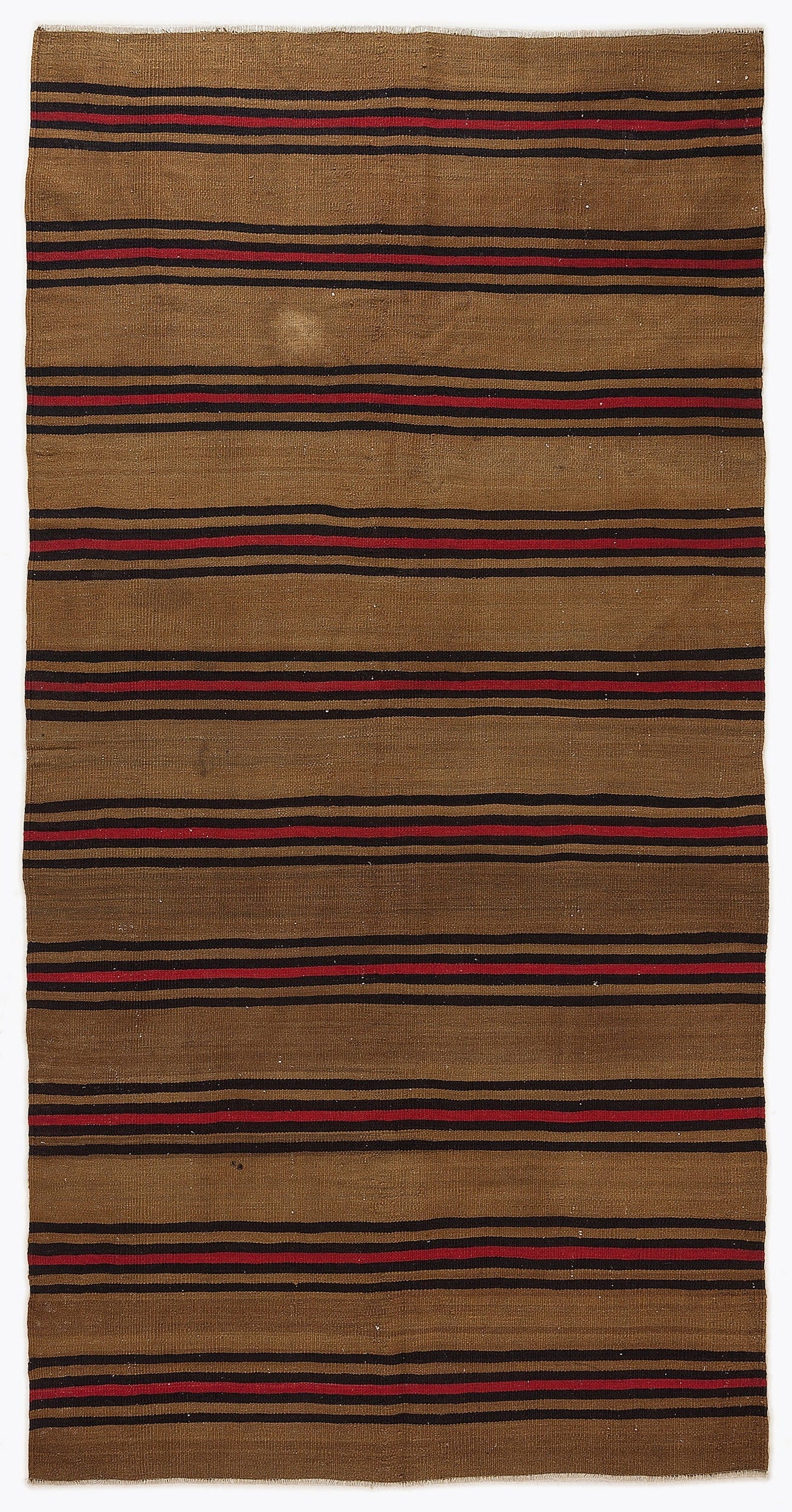Girit Multy Striped Wool Handmade Area Rug 5'2" x 9'2"