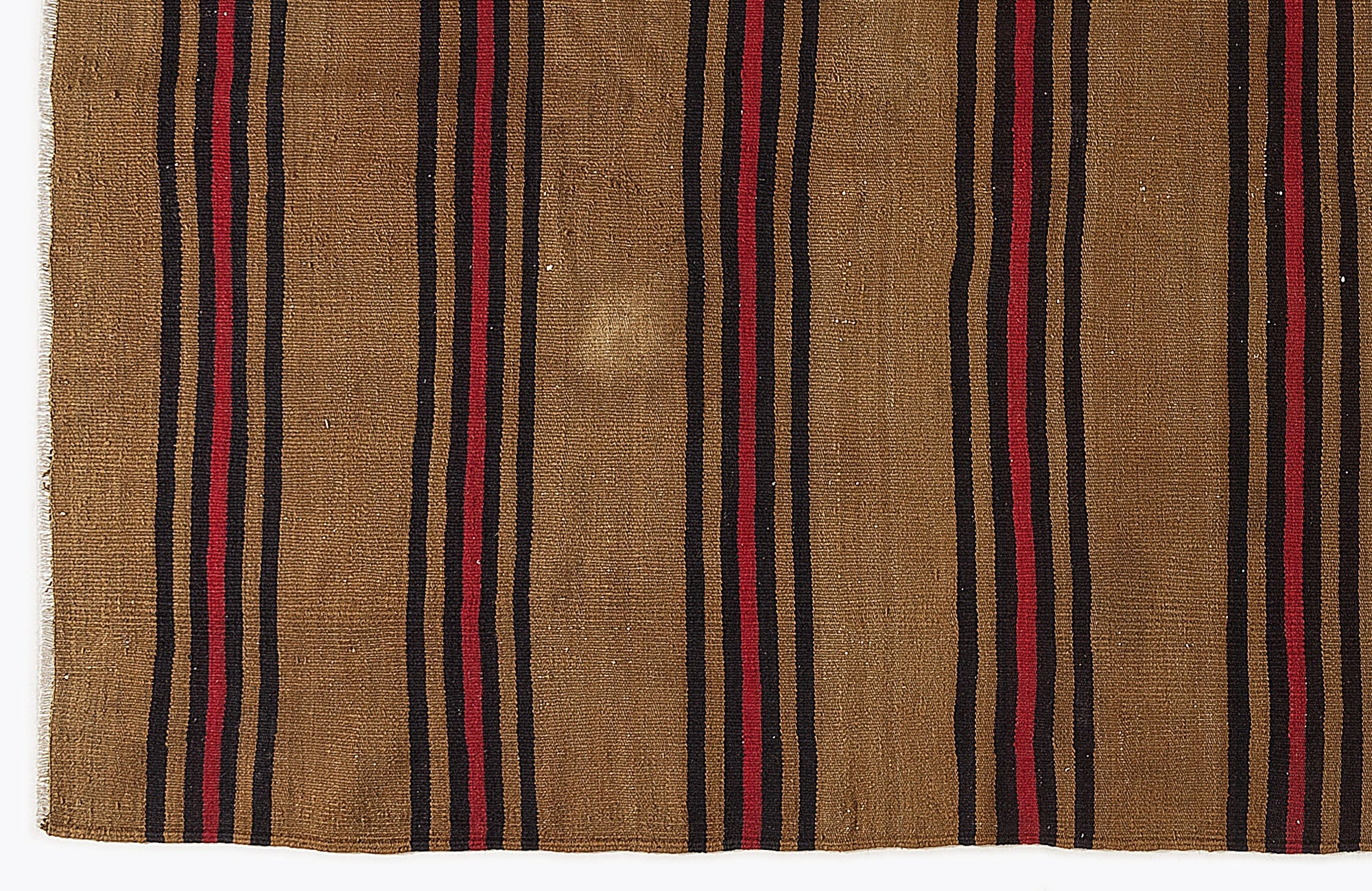 Girit Multy Striped Wool Handmade Area Rug 5'2" x 9'2"