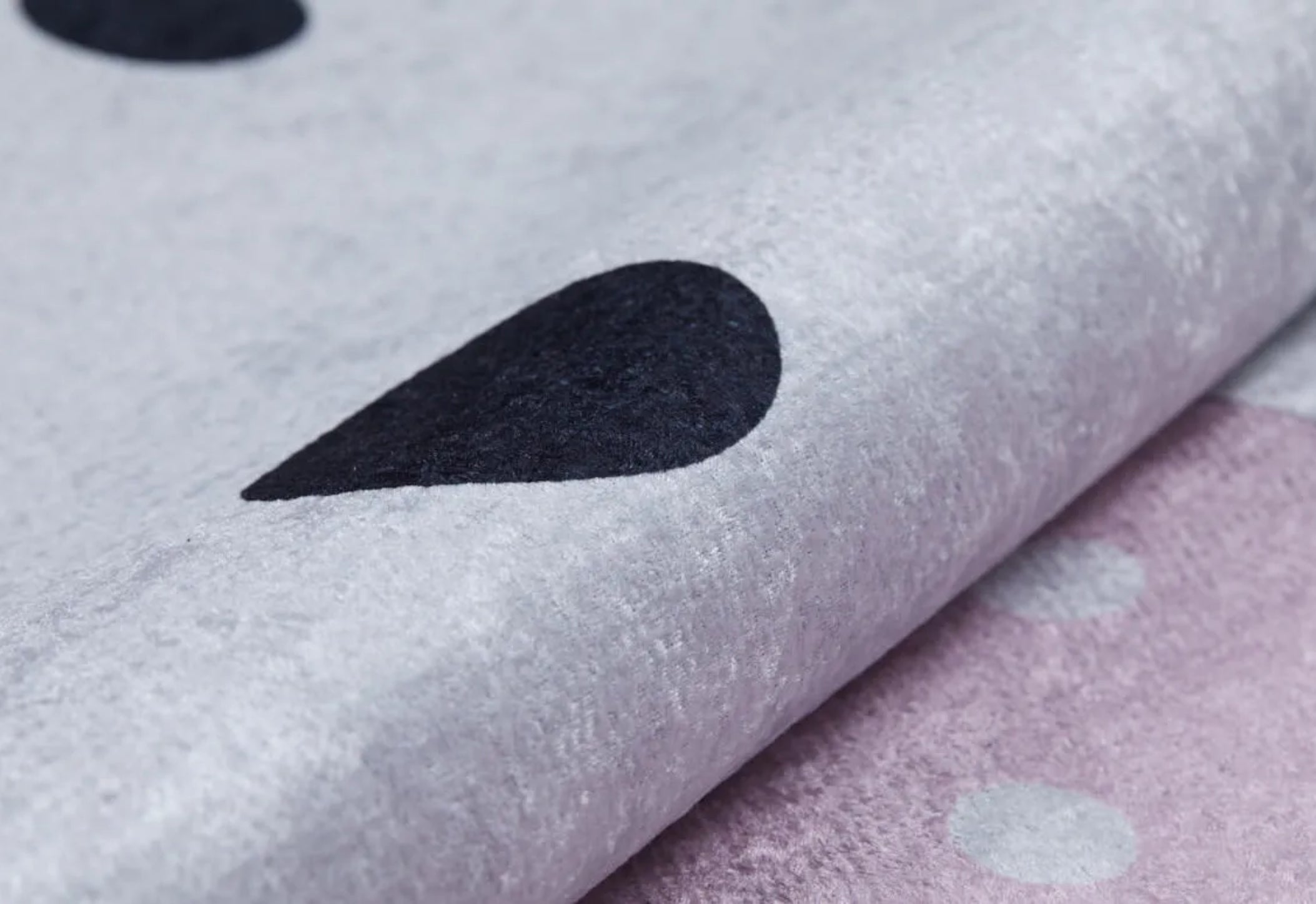 Kids Pink Rug – Digital Print Figured Design, Non Slip, Antibacterial Carpet