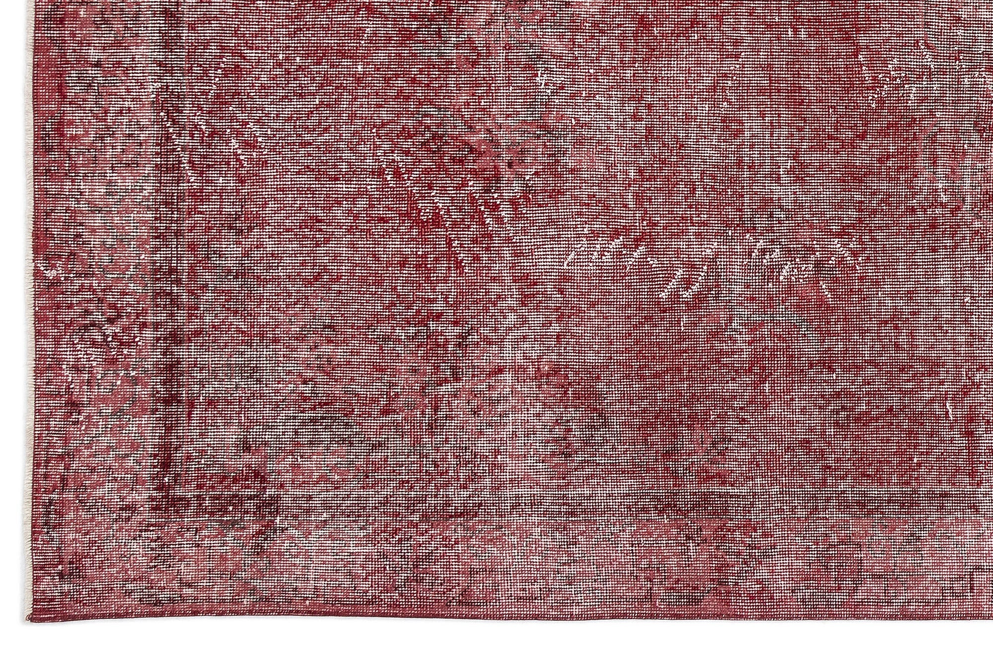 Atina Red Vintage Wool Handmade Area Rug 6'2" x 8'10"