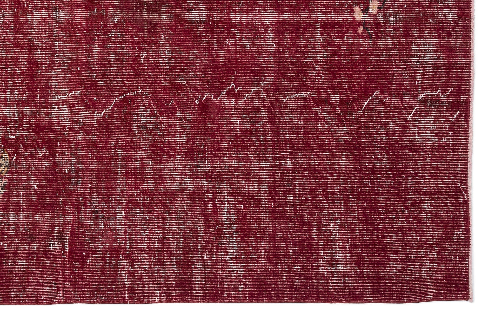 Atina Red Vintage Wool Handmade Area Rug 5'8" x 8'2"