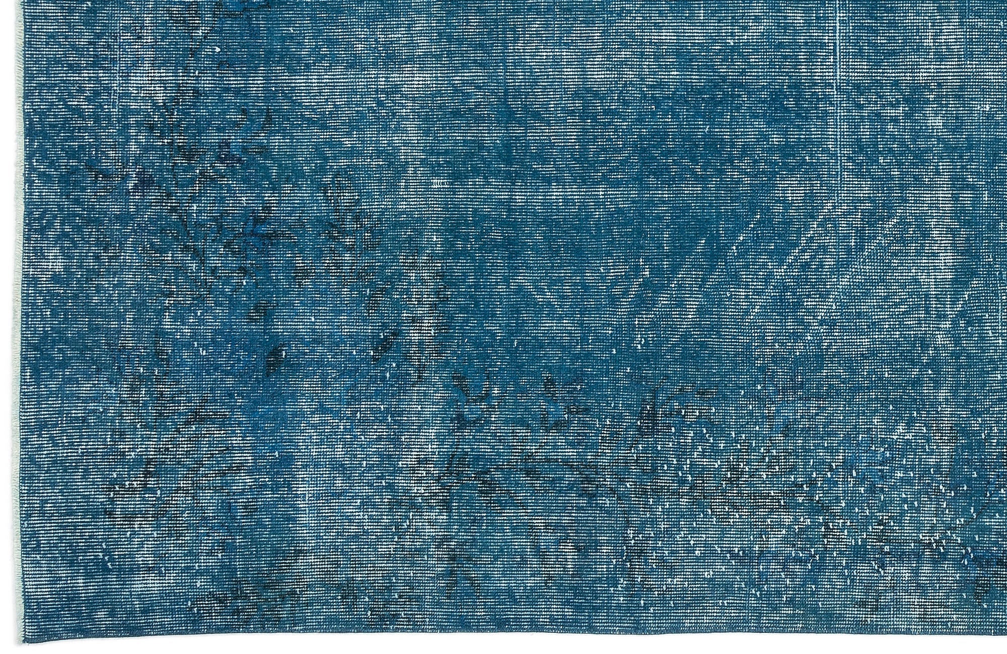 Atina Turquoise Vintage Wool Handmade Area Rug 5'1" x 8'10"