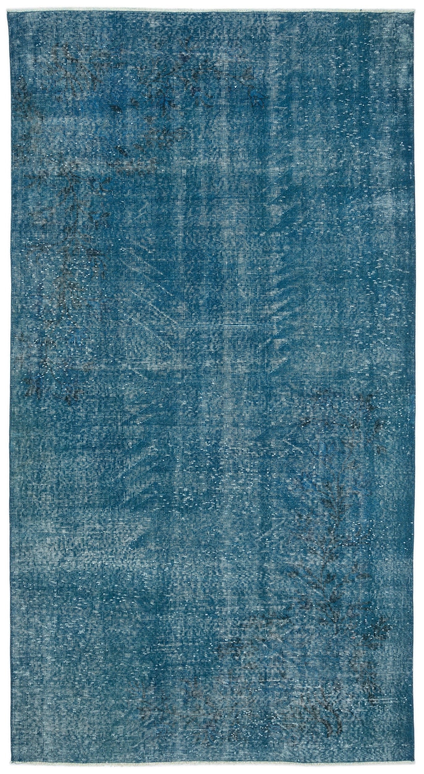 Atina Turquoise Vintage Wool Handmade Area Rug 5'1" x 8'10"