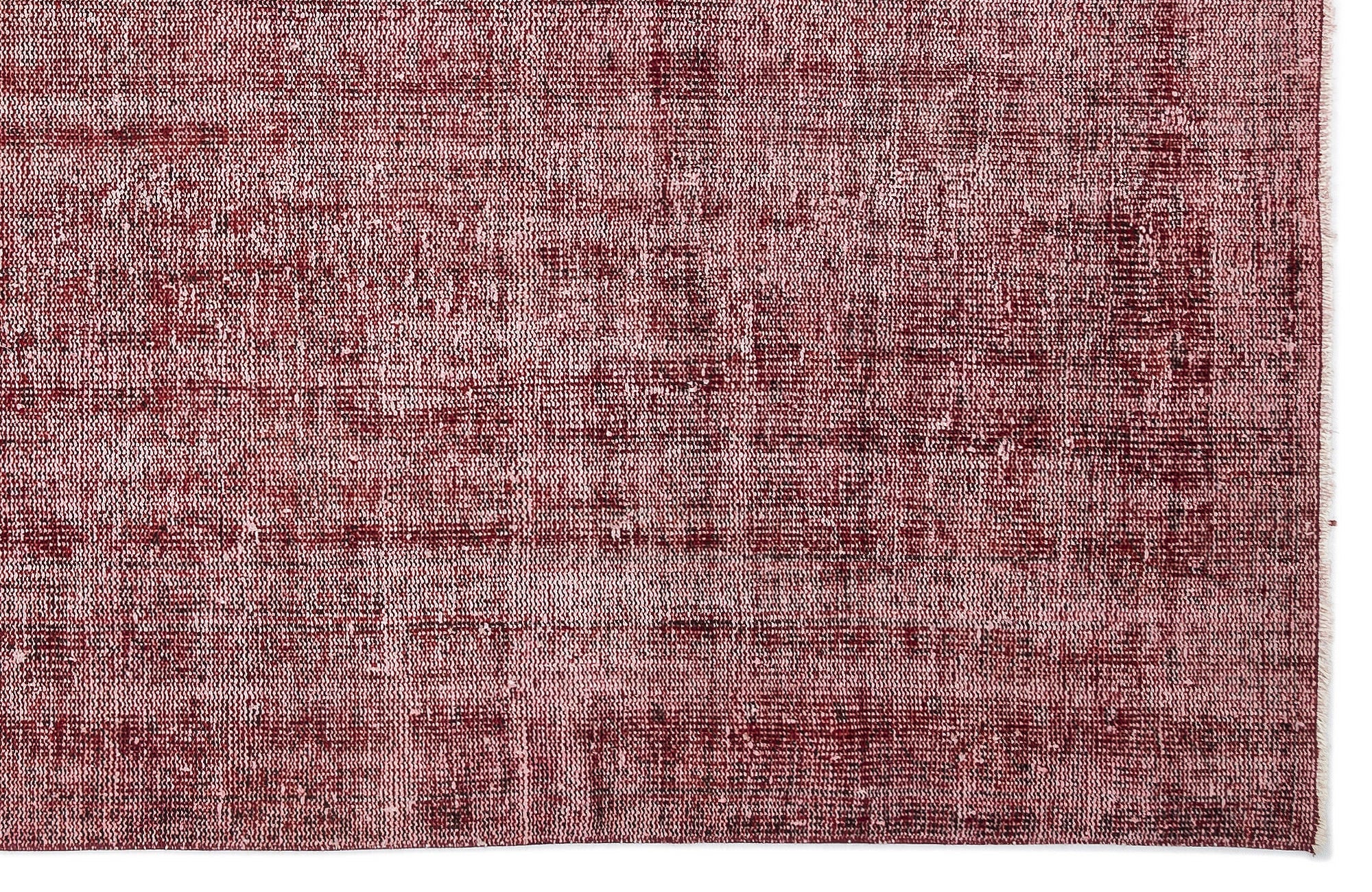 Atina Red Vintage Wool Handmade Area Rug 6'4" x 9'9"