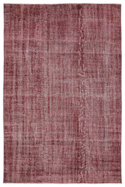 Atina Red Vintage Wool Handmade Area Rug 6'4" x 9'9"