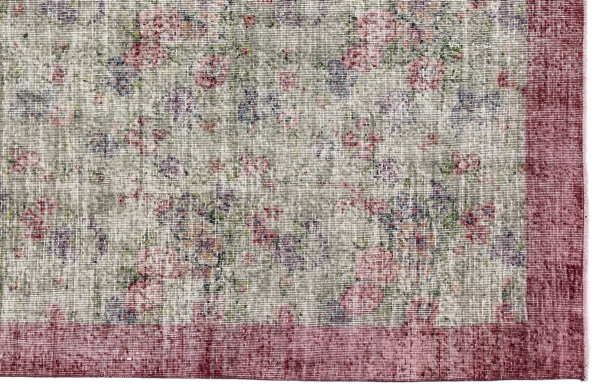 Atina Cream Vintage Wool Handmade Area Rug 6'8" x 9'10"