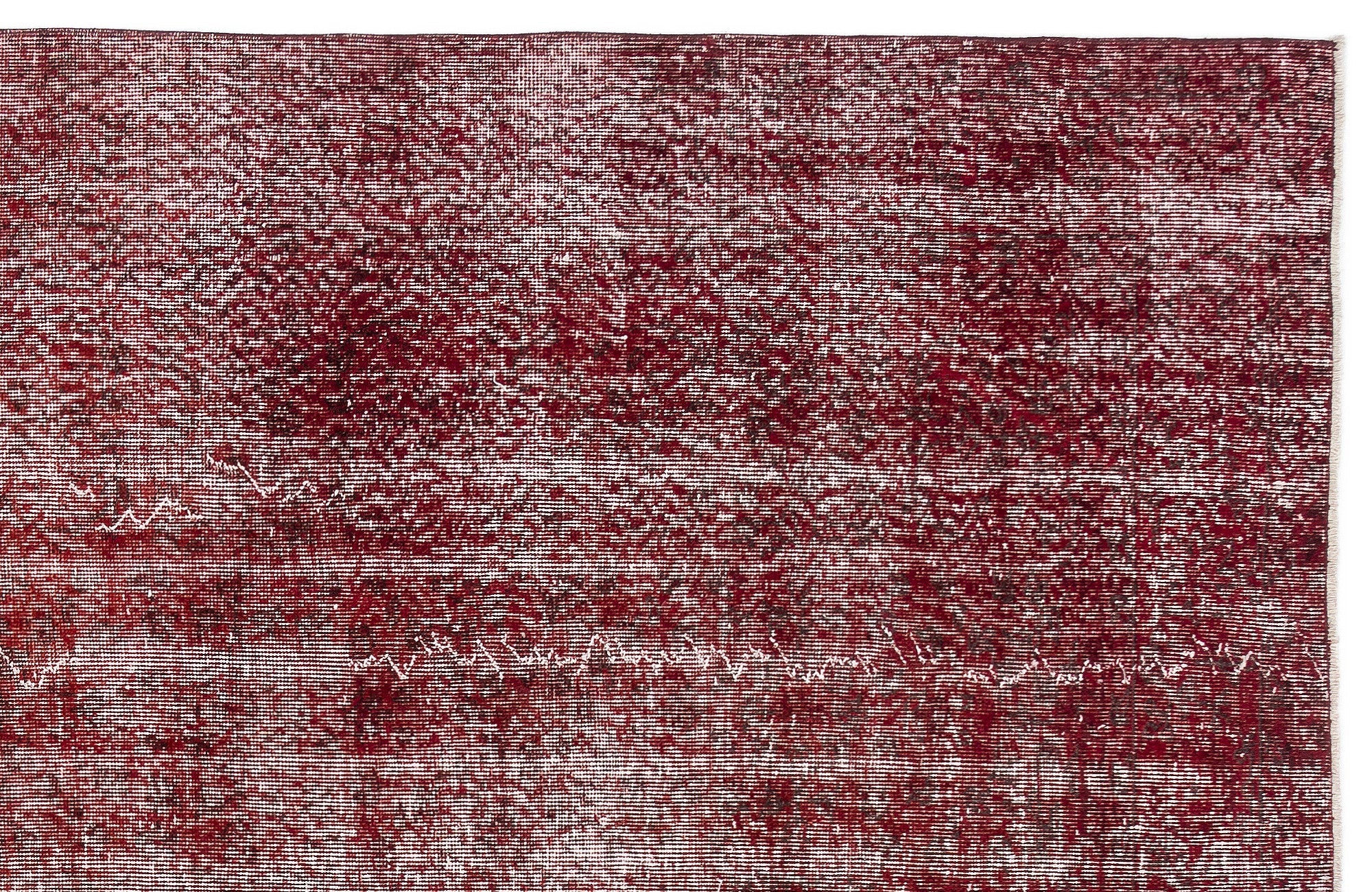 Atina Red Vintage Wool Handmade Area Rug 6'10" x 10'2"