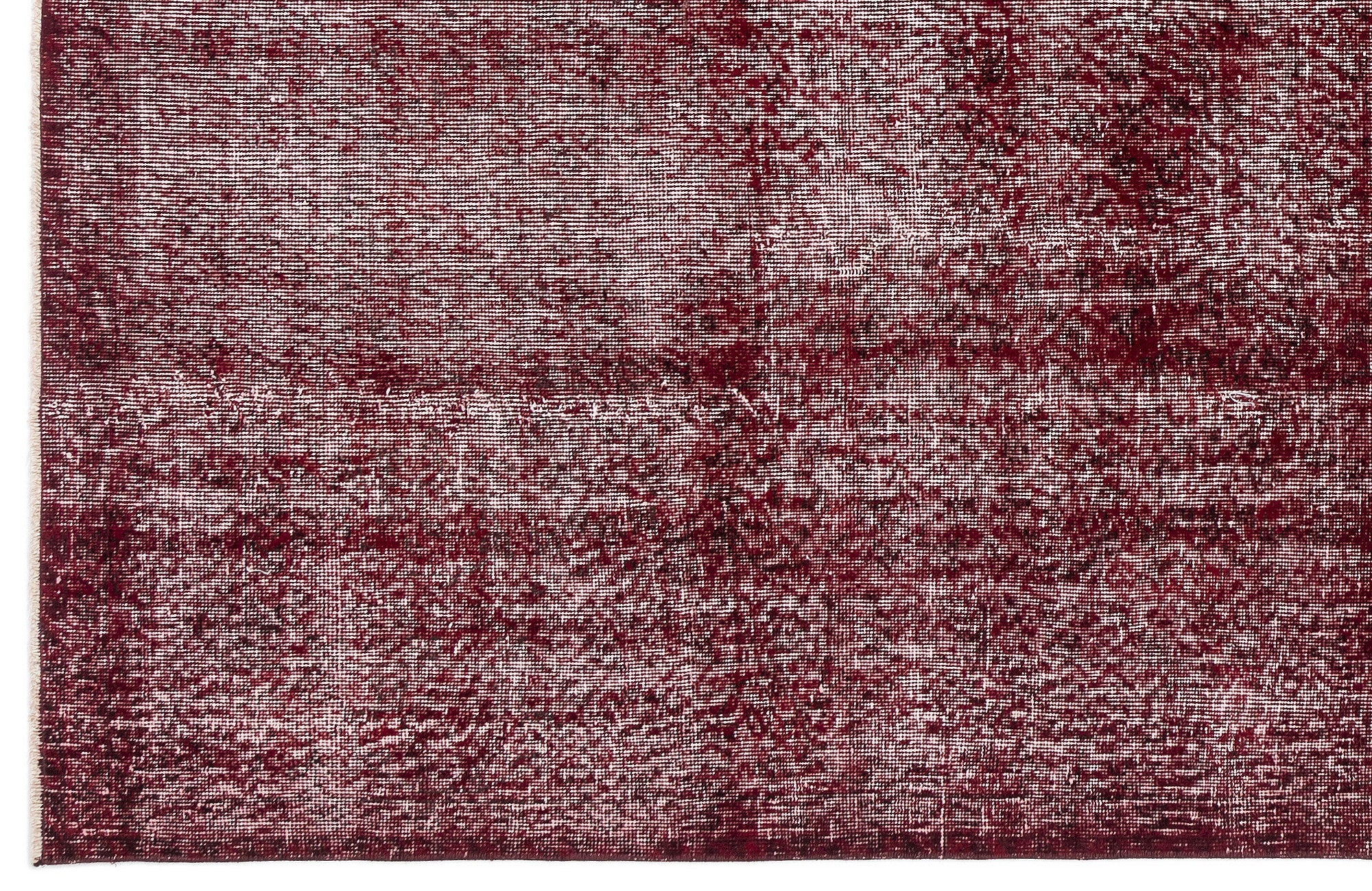 Atina Red Vintage Wool Handmade Area Rug 6'10" x 10'2"