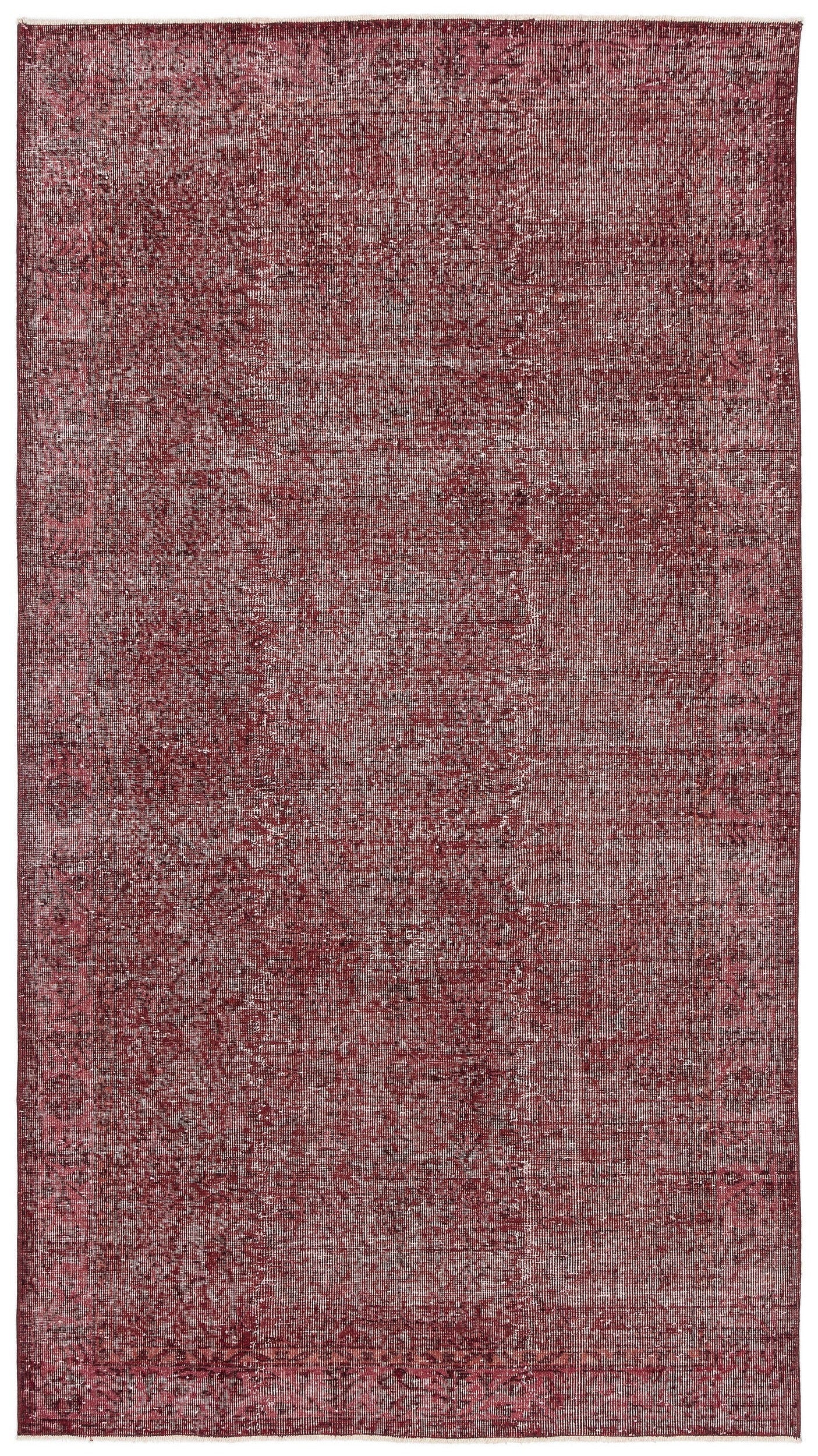 Atina Red Vintage Wool Handmade Area Rug 5'3" x 9'5"