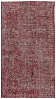 Atina Red Vintage Wool Handmade Area Rug 5'3" x 9'5"