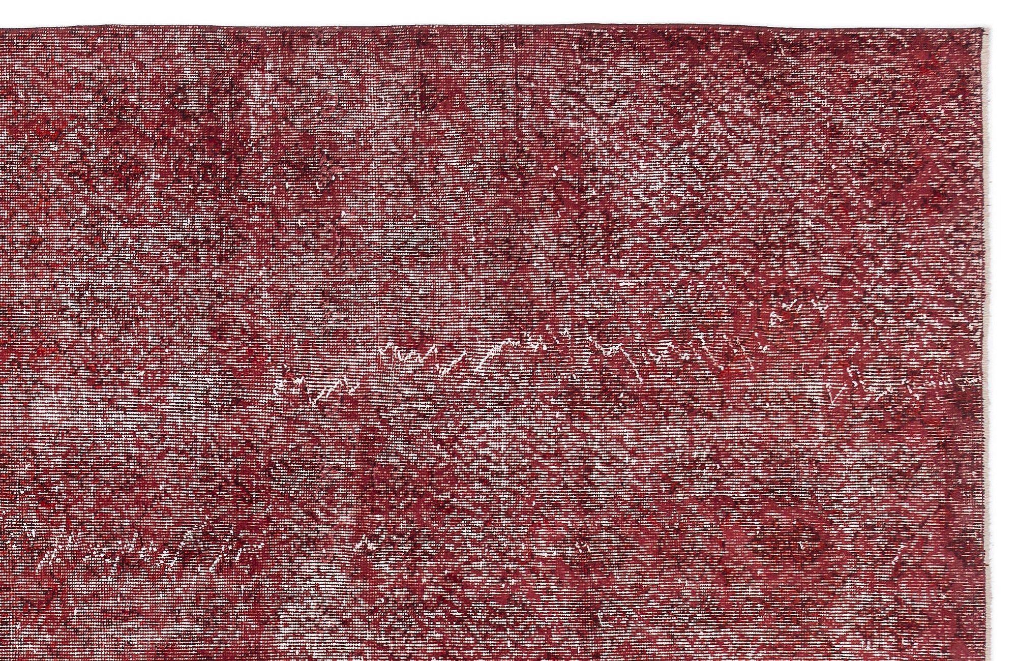 Atina Red Vintage Wool Handmade Area Rug 5'0" x 10'8"