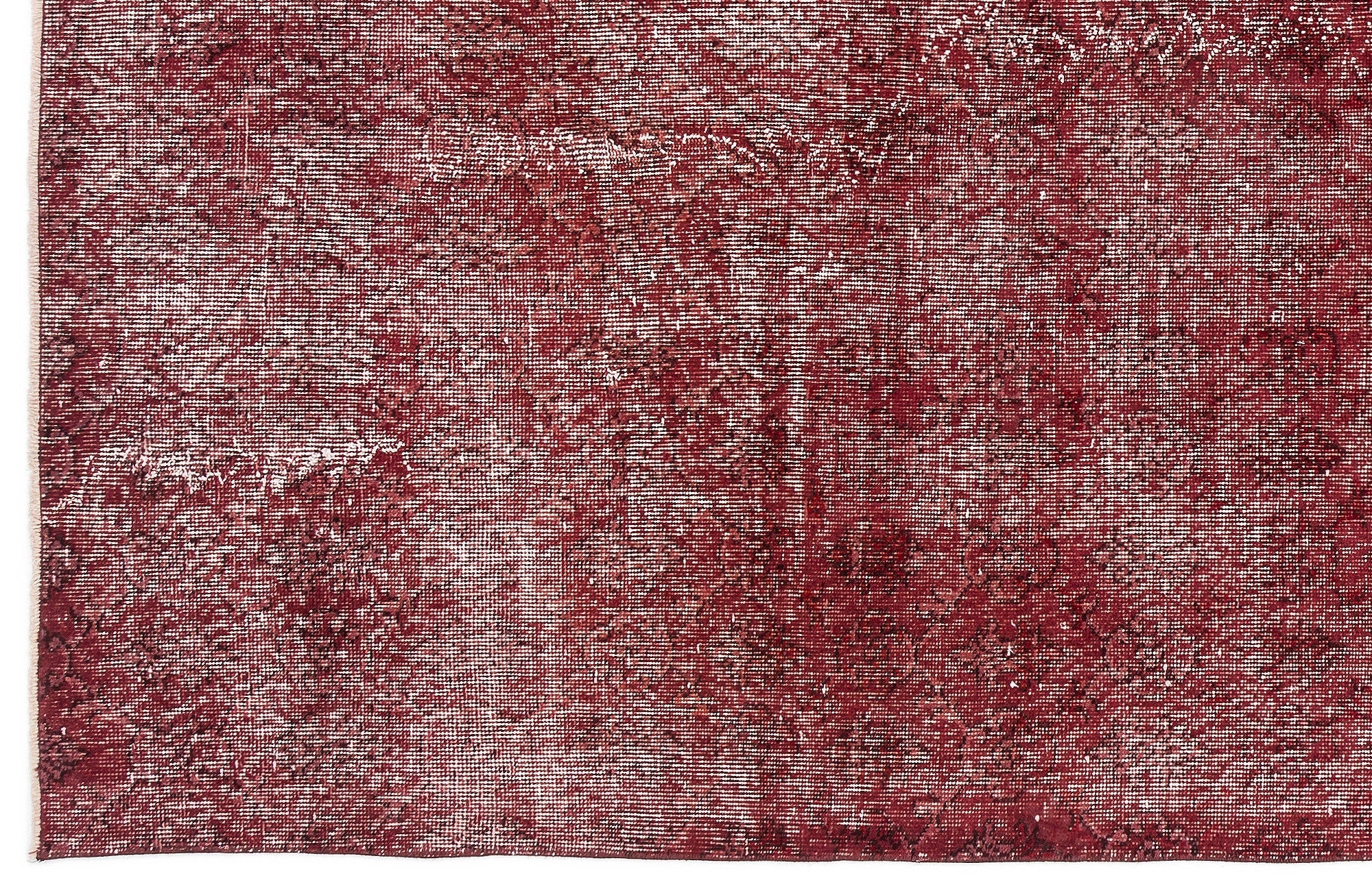 Atina Red Vintage Wool Handmade Area Rug 5'0" x 10'8"
