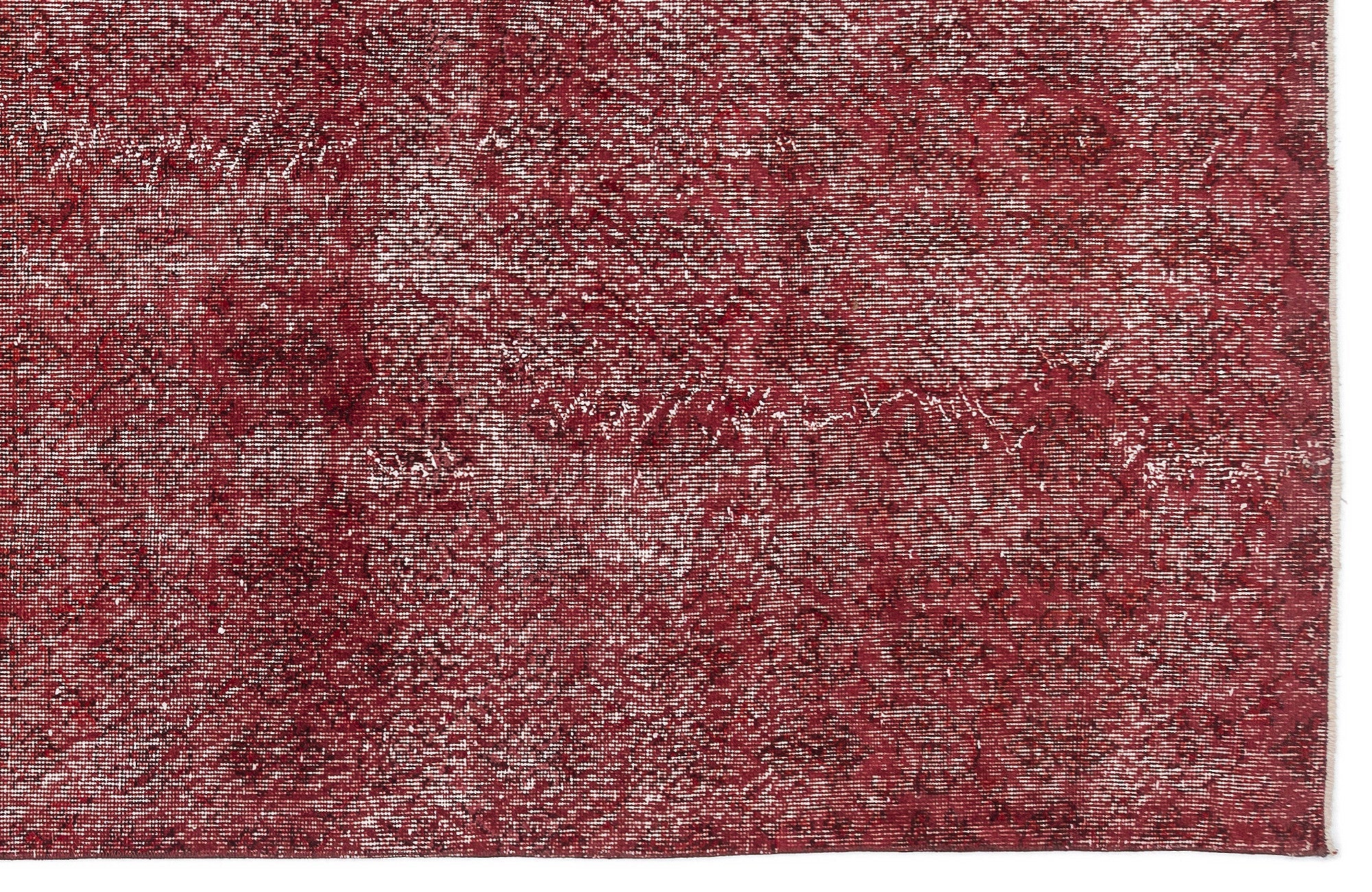 Atina Red Vintage Wool Handmade Area Rug 5'0" x 10'8"