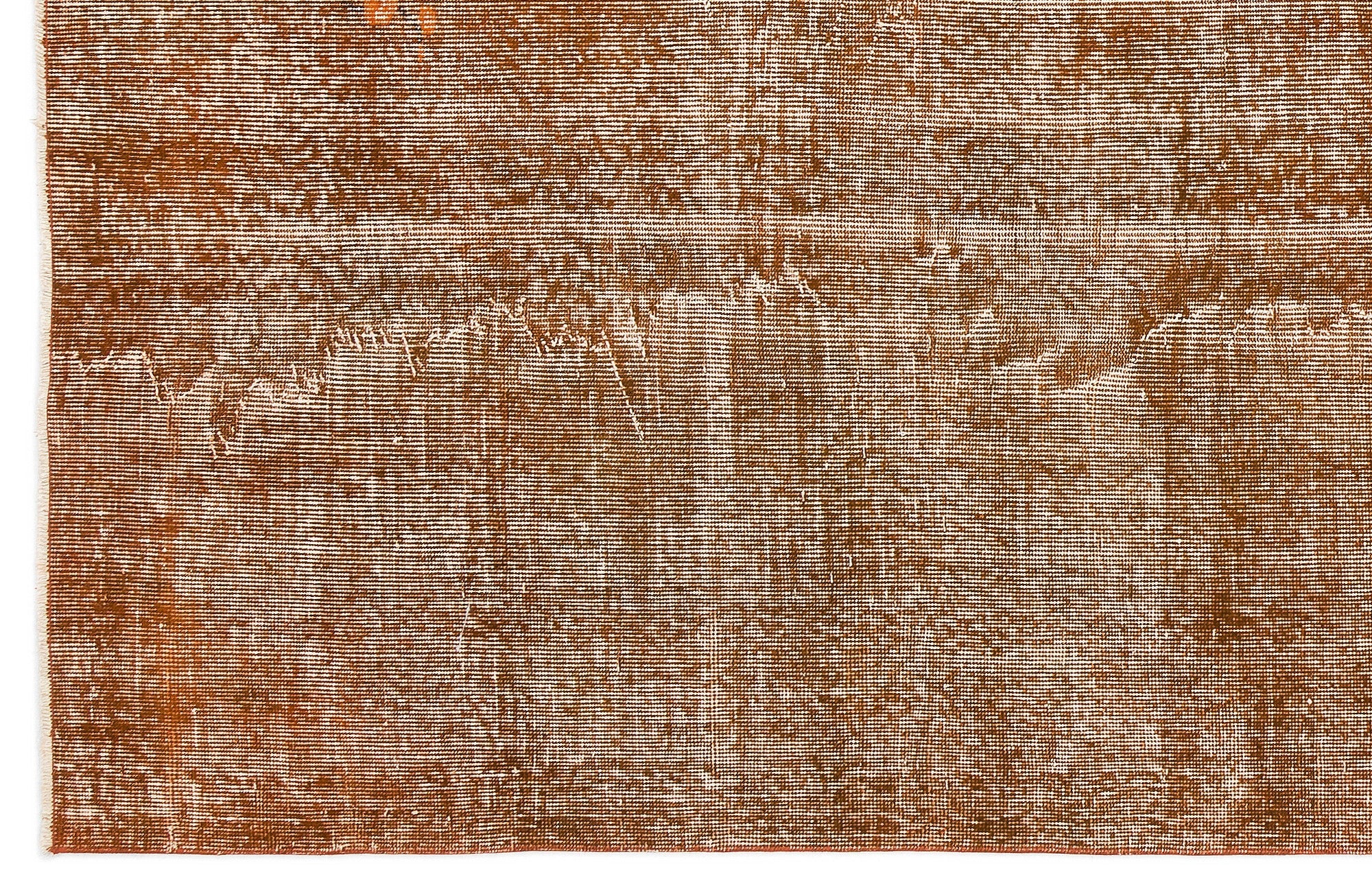 Atina Orange Vintage Wool Handmade Area Rug 5'10" x 9'10"