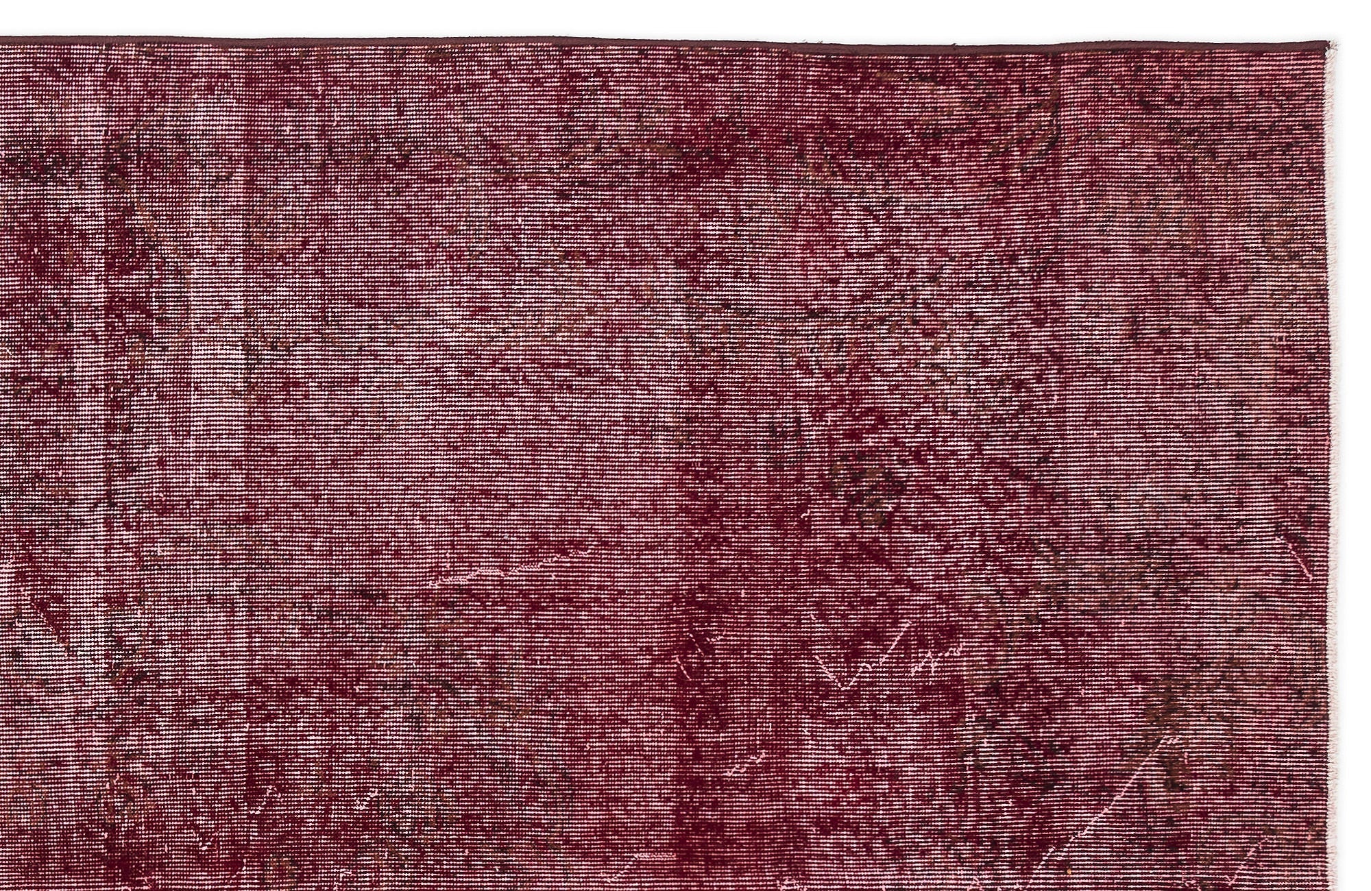 Atina Red Vintage Wool Handmade Area Rug 5'10" x 9'2"
