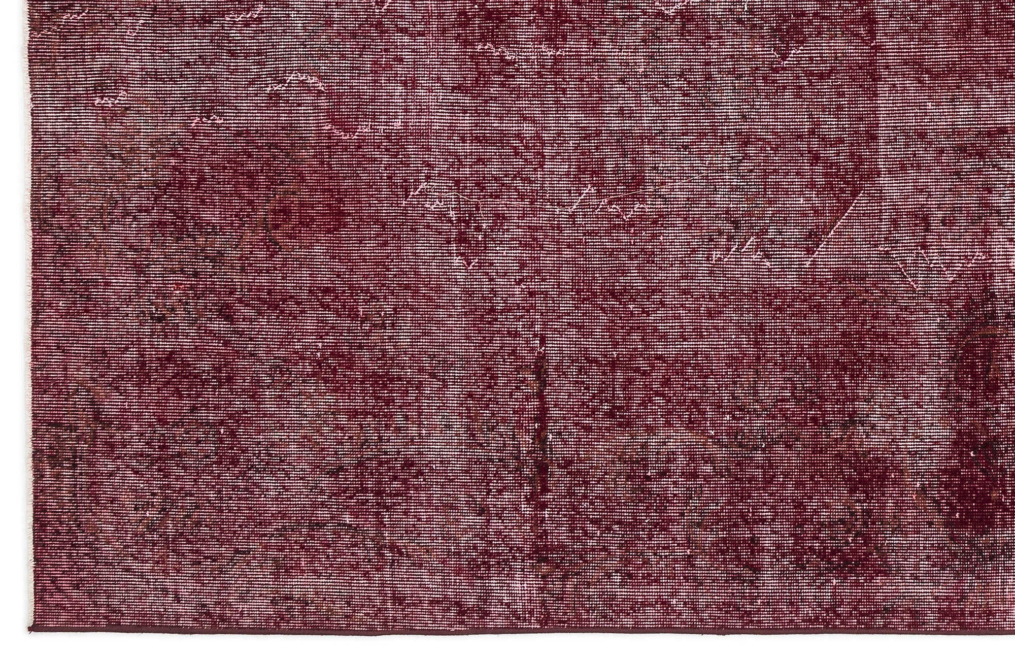 Atina Red Vintage Wool Handmade Area Rug 5'10" x 9'2"