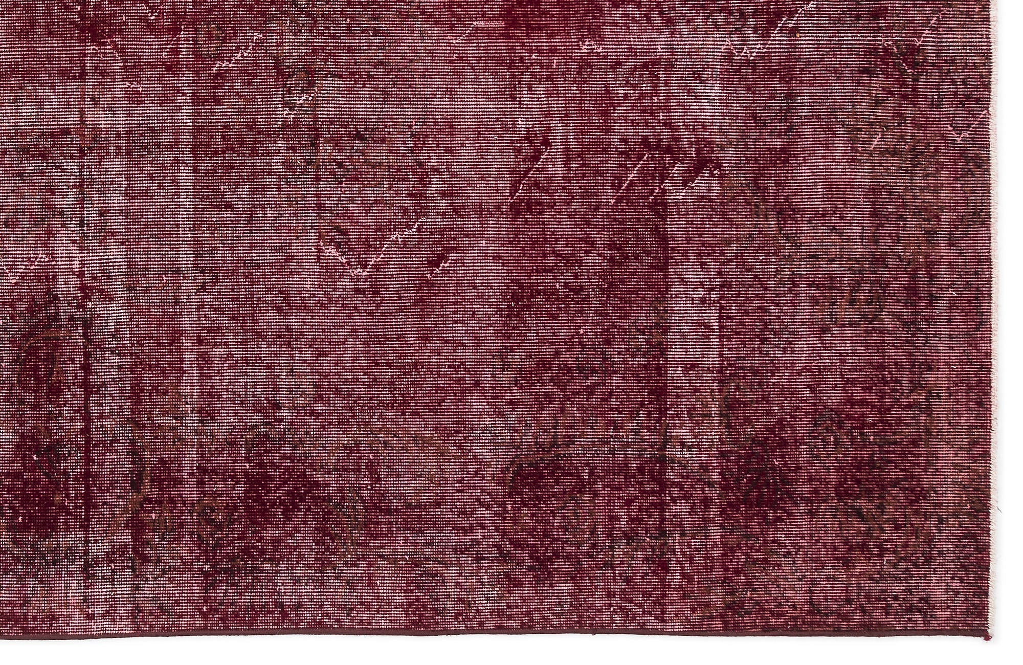 Atina Red Vintage Wool Handmade Area Rug 5'10" x 9'2"
