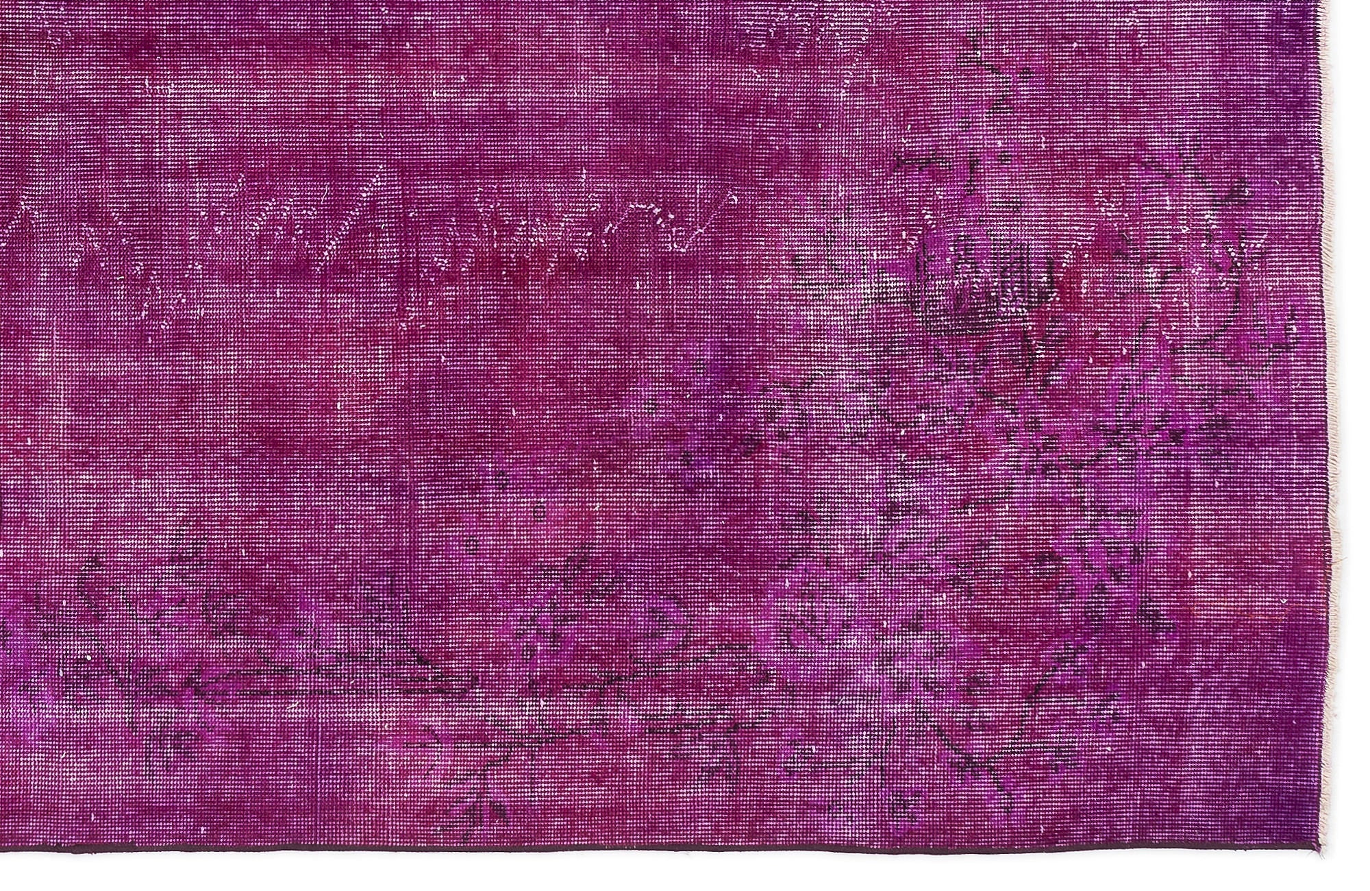 Atina Pink Vintage Wool Handmade Area Rug 5'9" x 9'3"