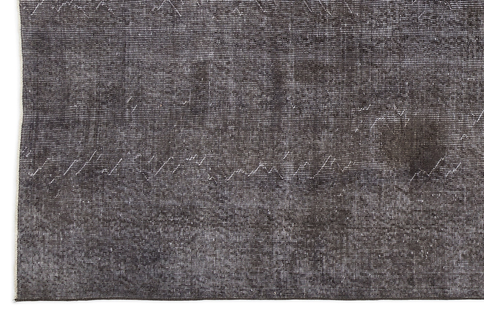 Atina Grey Vintage Wool Handmade Area Rug 6'1" x 10'2"