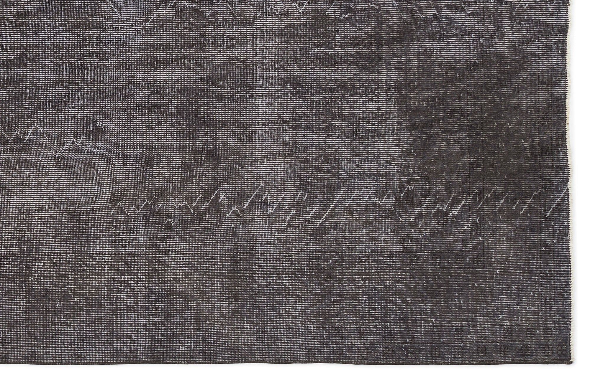 Atina Grey Vintage Wool Handmade Area Rug 6'1" x 10'2"