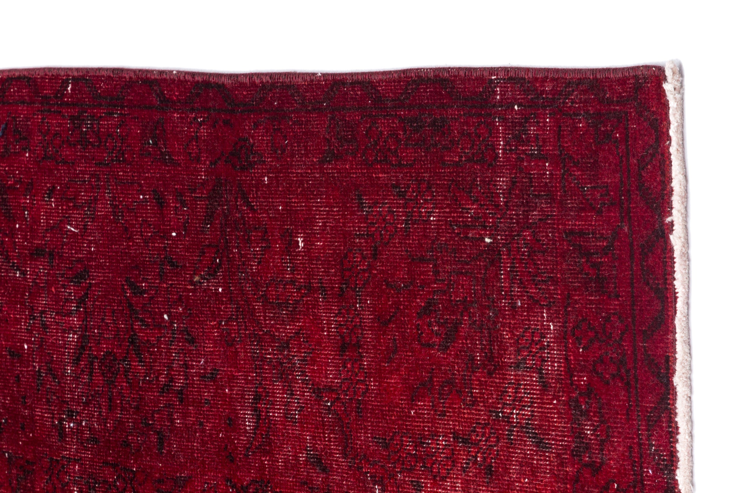 Epir Red Vintage Wool Handmade Area Rug 9'1" x 12'4"