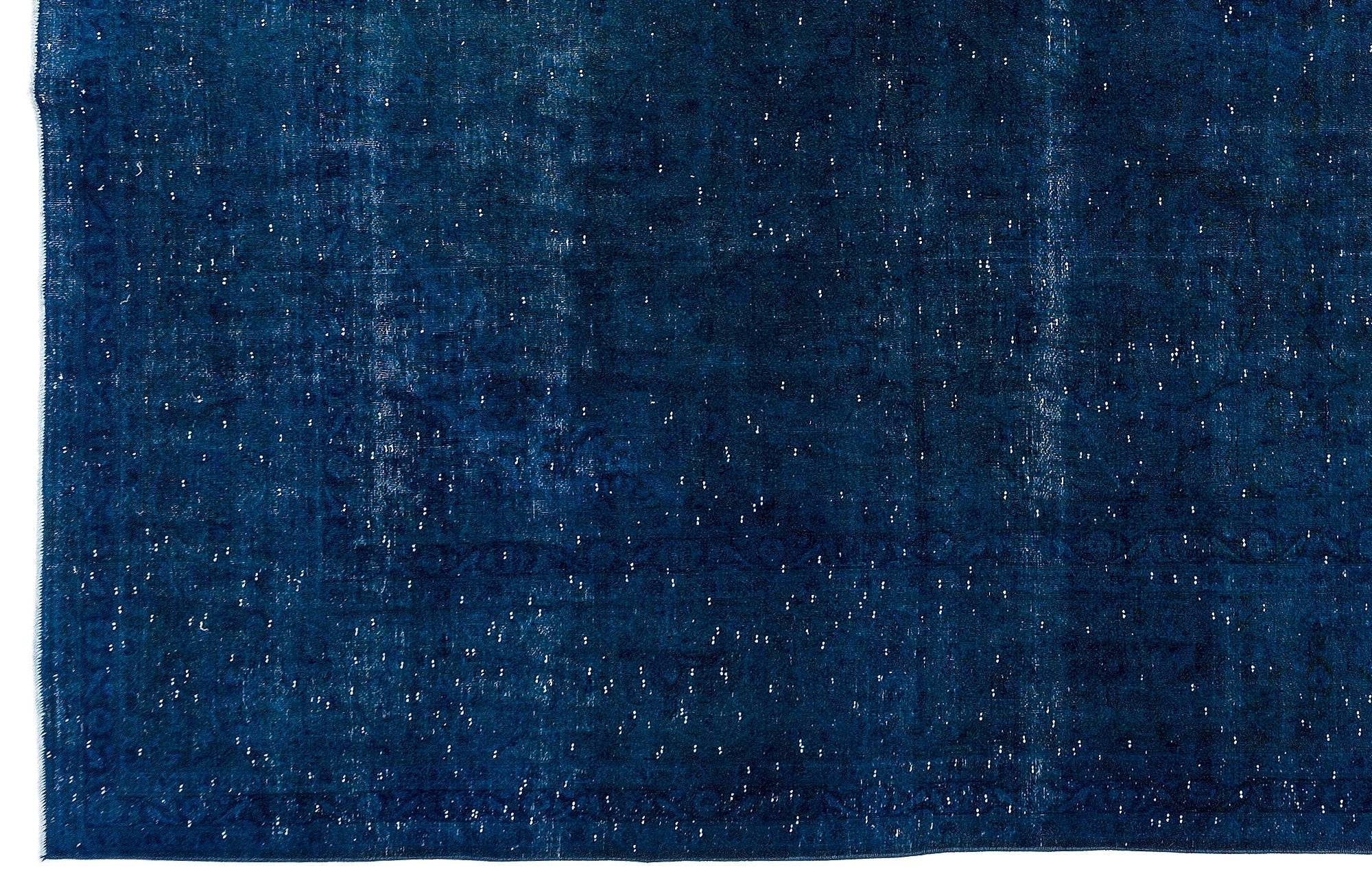 Epir Turquoise Vintage Wool Handmade Area Rug 9'7" x 13'1"