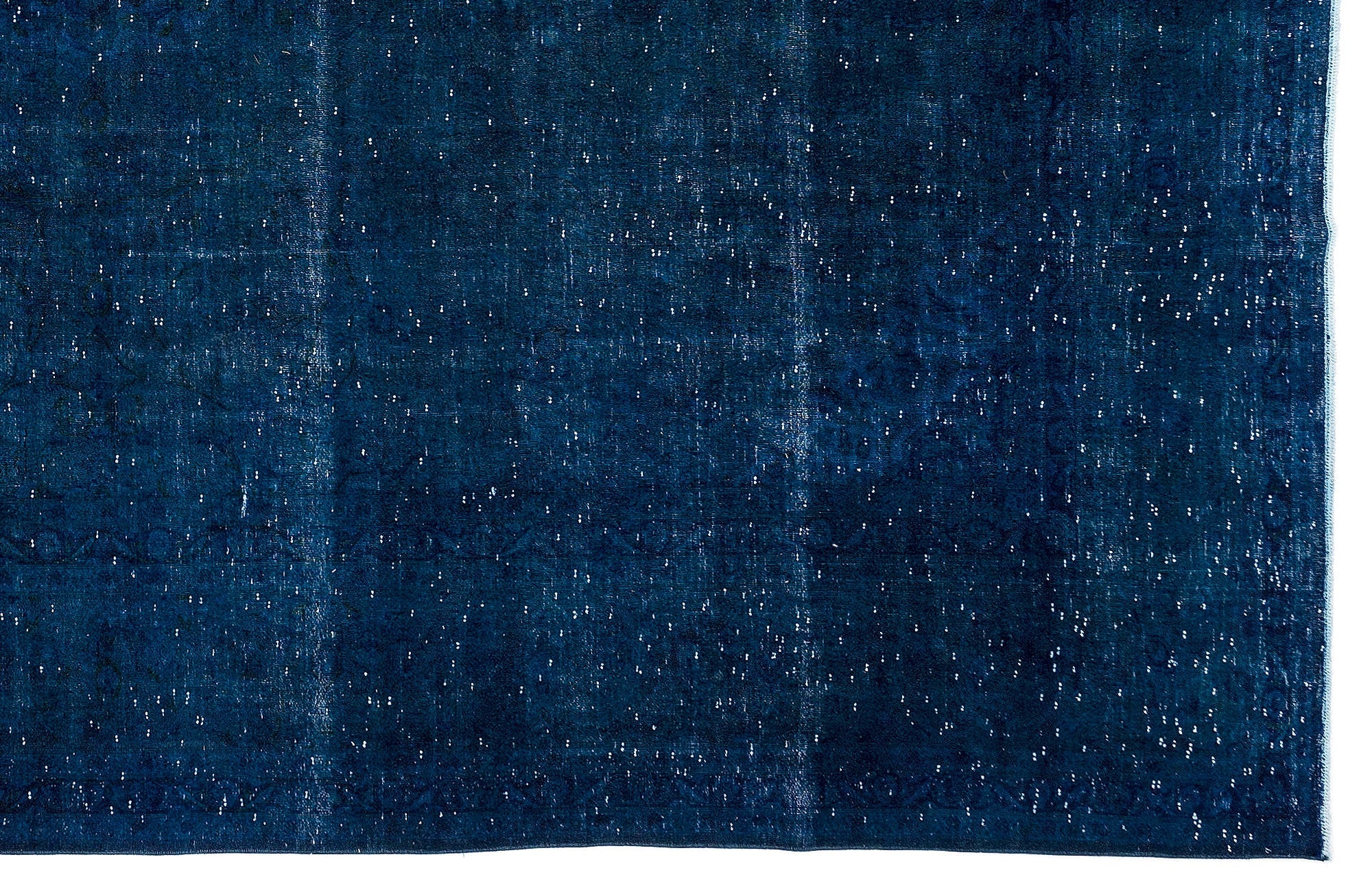 Epir Turquoise Vintage Wool Handmade Area Rug 9'7" x 13'1"