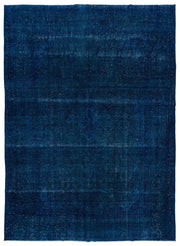 Epir Turquoise Vintage Wool Handmade Area Rug 9'7" x 13'1"