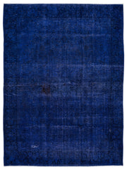 Epir Blue Vintage Wool Handmade Area Rug 9'8" x 13'1"