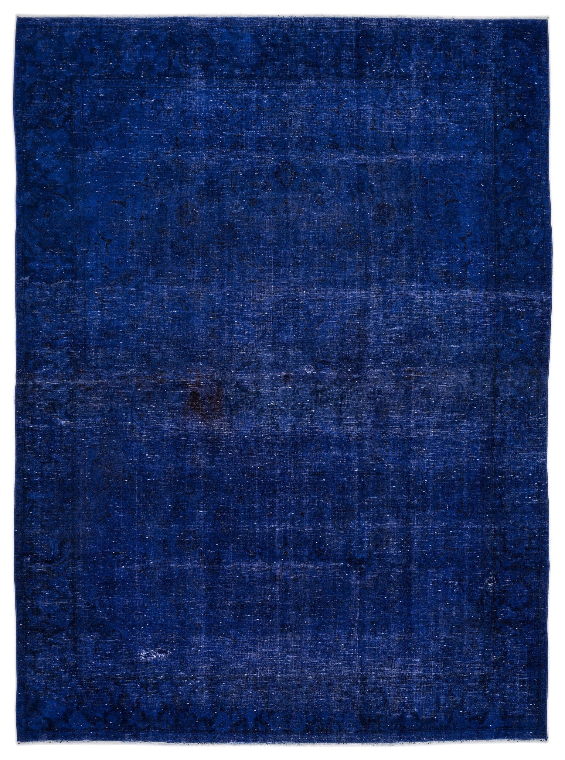 Epir Blue Vintage Wool Handmade Area Rug 9'8" x 13'1"