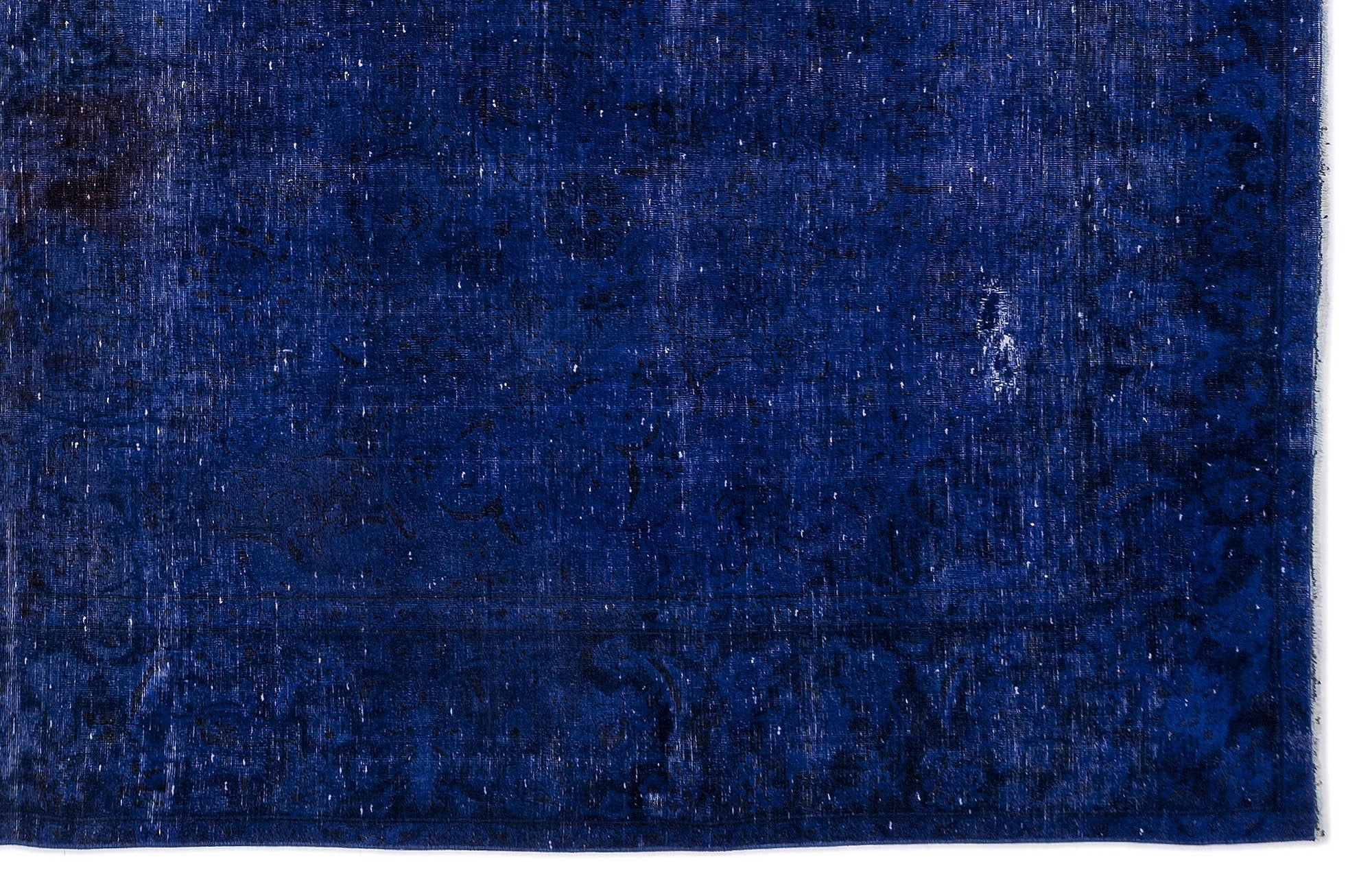 Epir Blue Vintage Wool Handmade Area Rug 9'8" x 13'1"