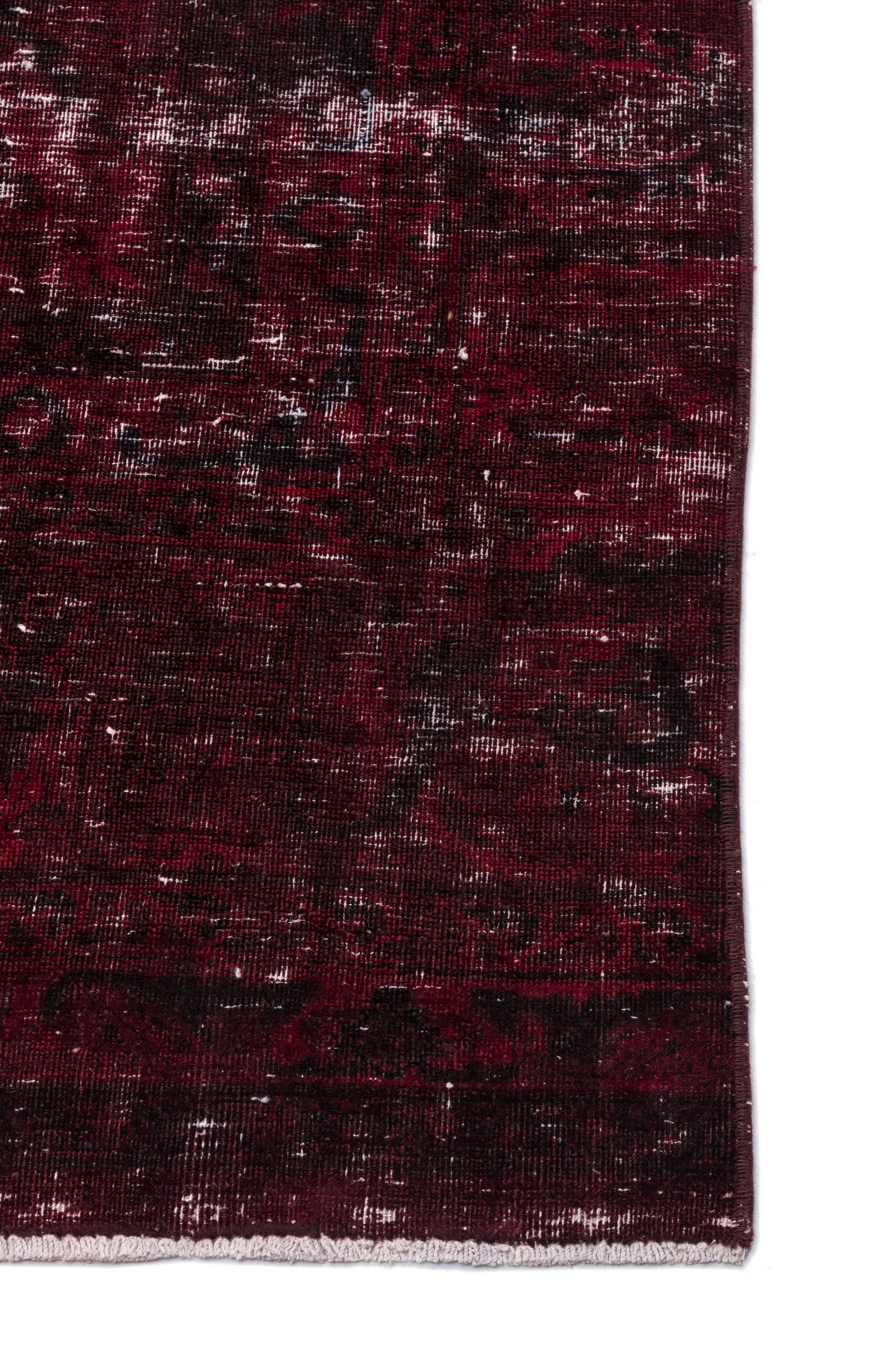 Epir Red Vintage Wool Handmade Area Rug 8'11" x 13'0"