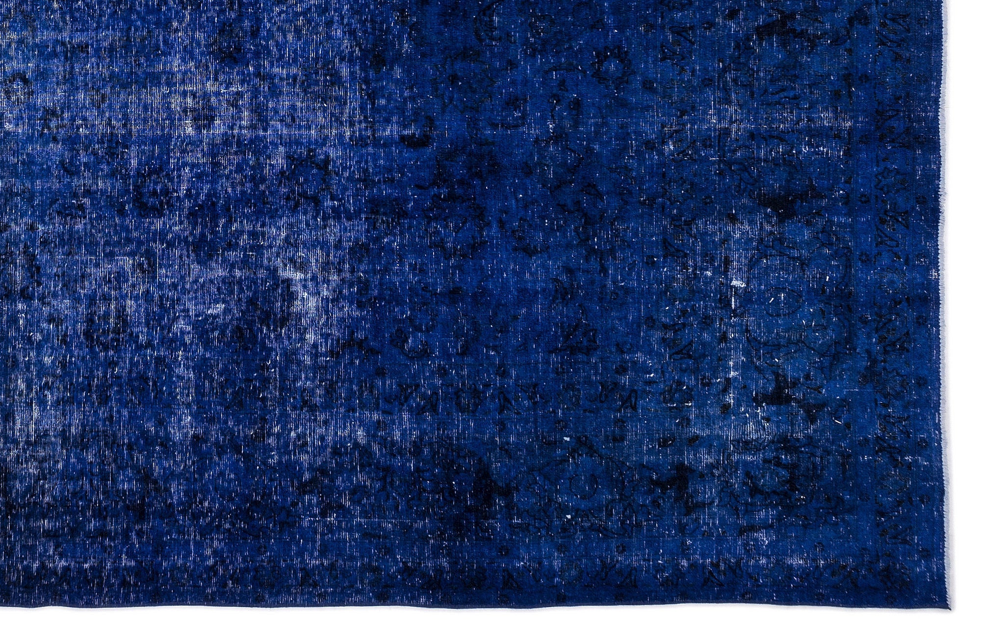 Epir Blue Vintage Wool Handmade Area Rug 9'1" x 12'6"