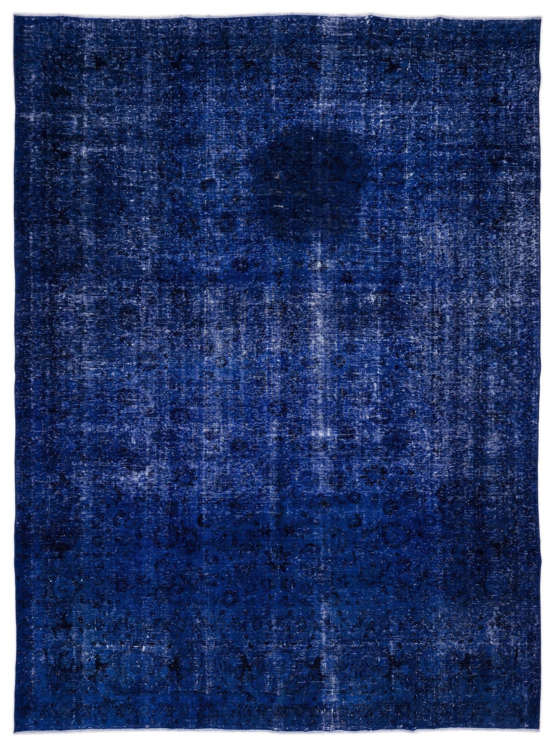 Epir Blue Vintage Wool Handmade Area Rug 9'1" x 12'6"