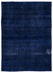 Epir Blue Vintage Wool Handmade Area Rug 9'4" x 13'1"