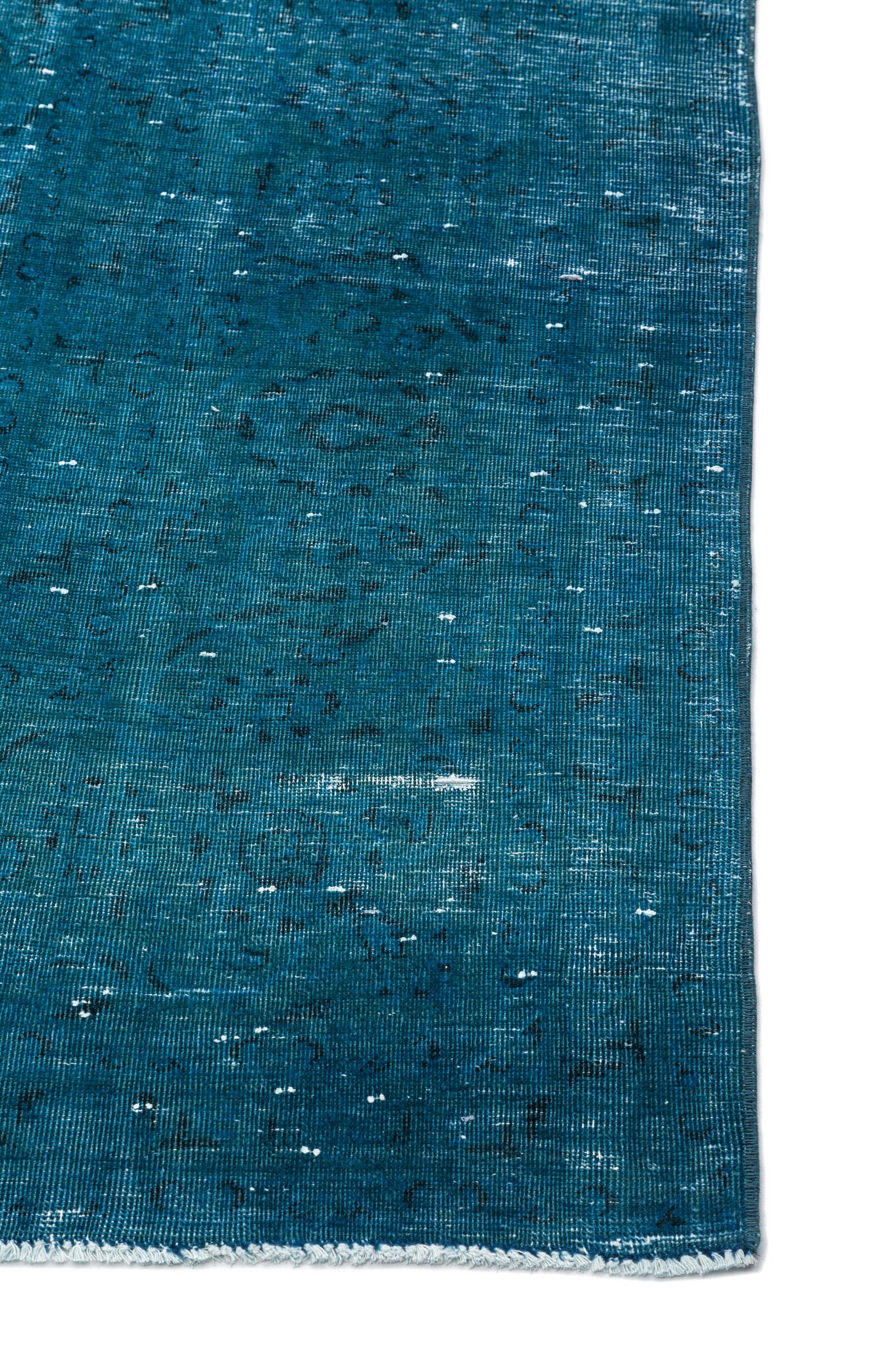 Epir Turquoise Vintage Wool Handmade Area Rug 9'2" x 14'4"