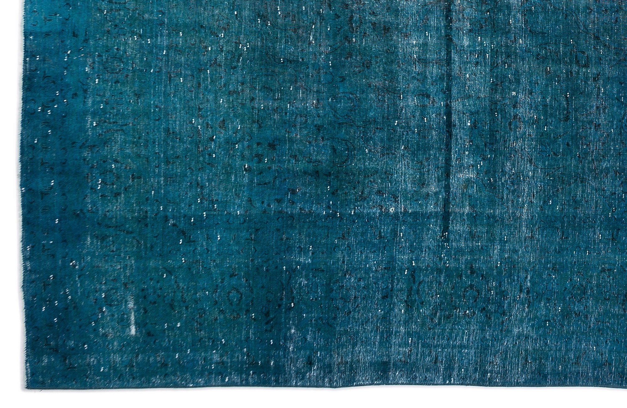 Epir Turquoise Vintage Wool Handmade Area Rug 9'2" x 14'4"