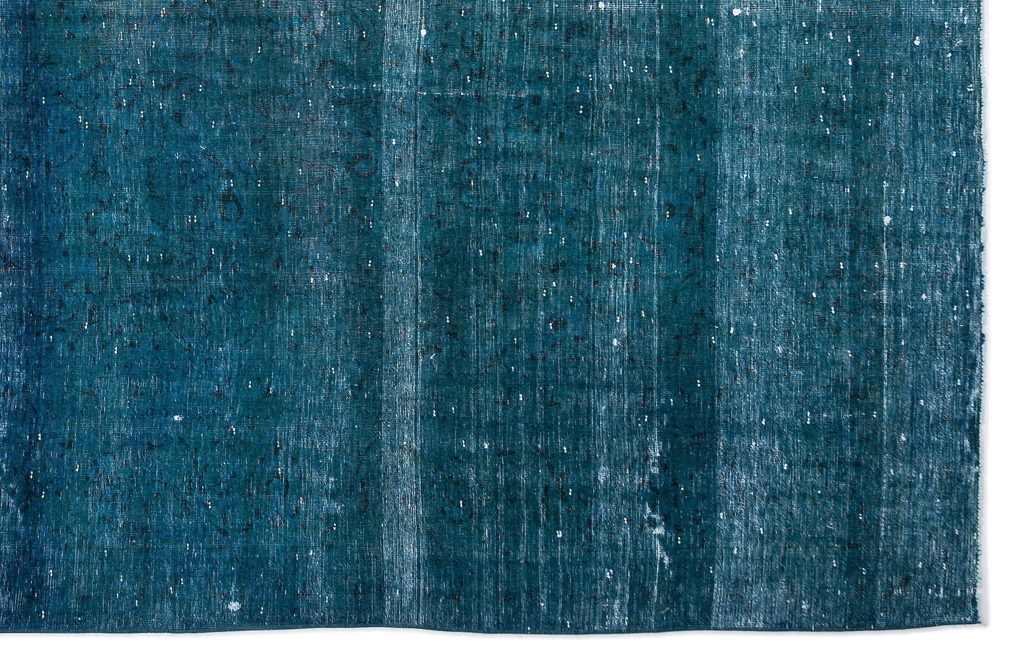 Epir Turquoise Vintage Wool Handmade Area Rug 9'2" x 14'4"