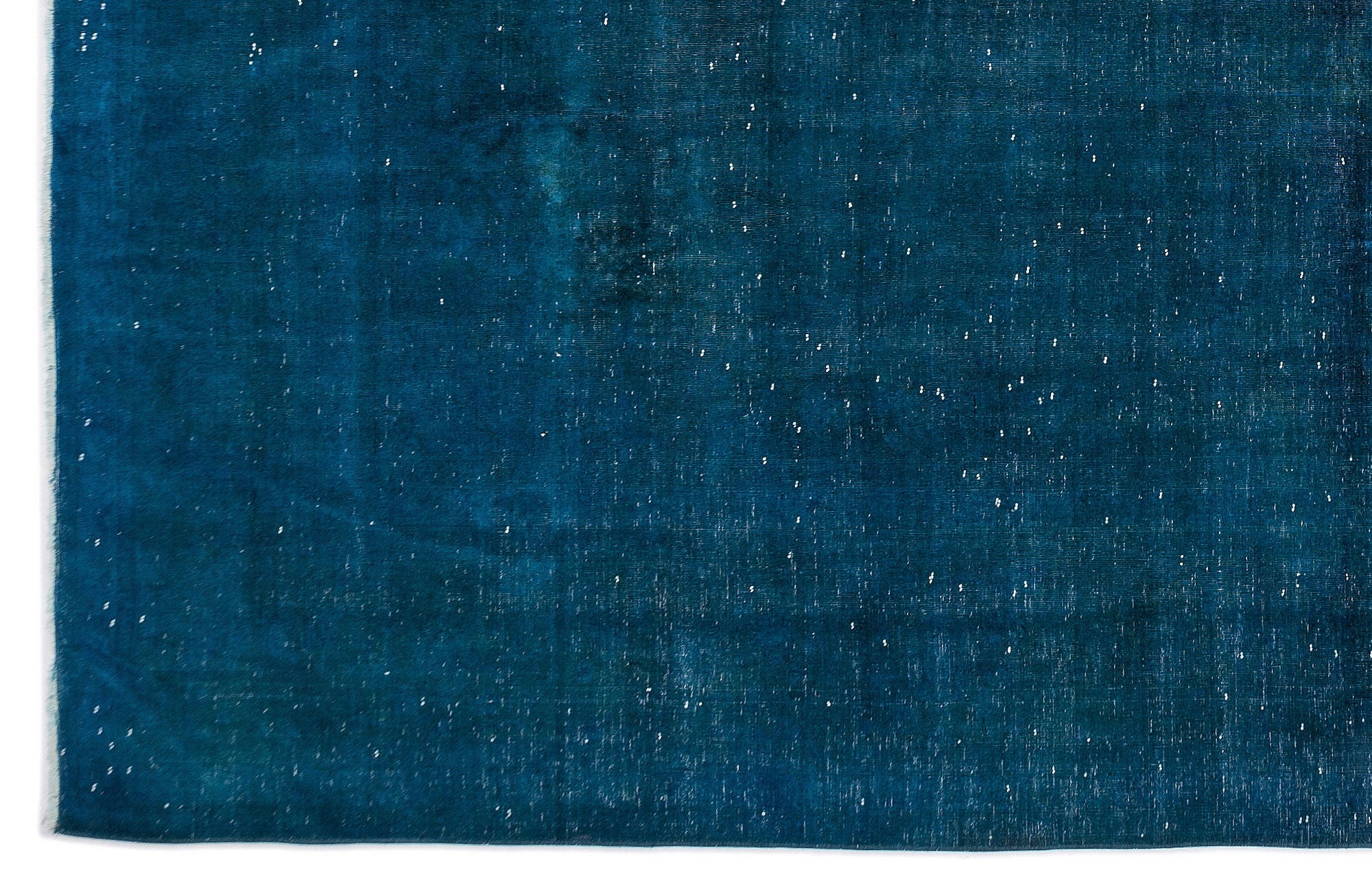 Epir Turquoise Vintage Wool Handmade Area Rug 9'9" x 13'2"