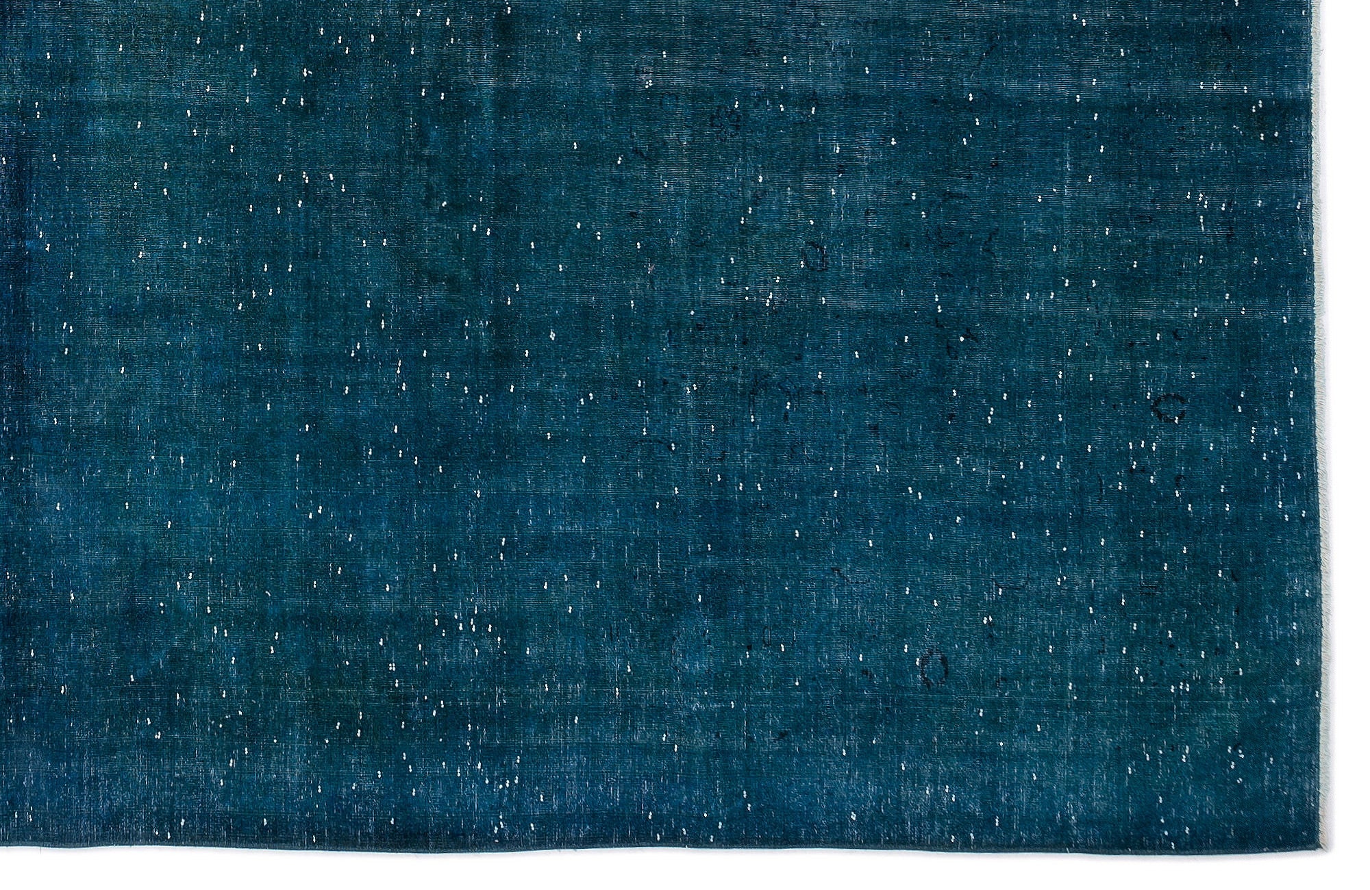 Epir Turquoise Vintage Wool Handmade Area Rug 9'9" x 13'2"