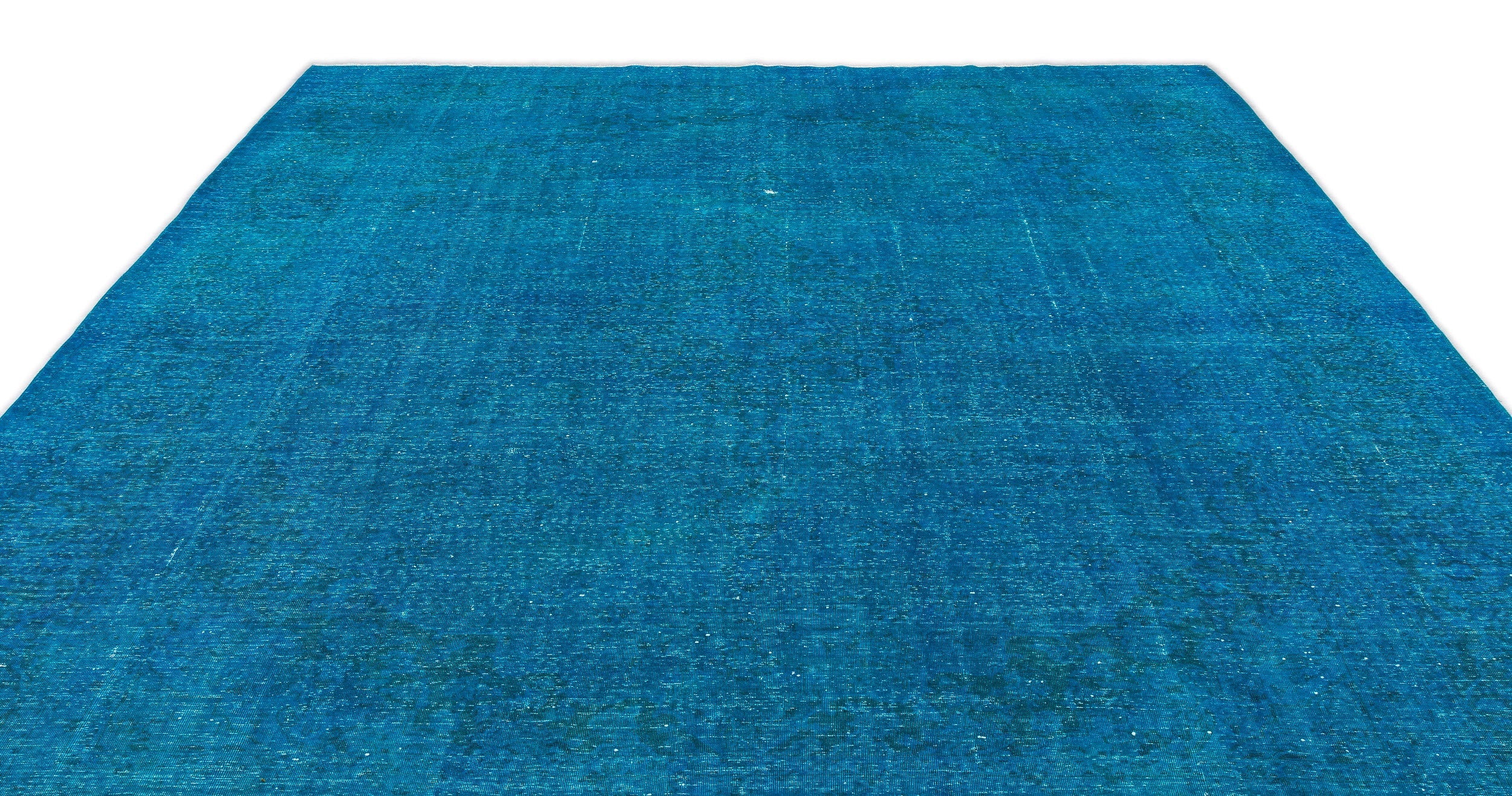 Epir Turquoise Vintage Wool Handmade Area Rug 9'5" x 13'0"