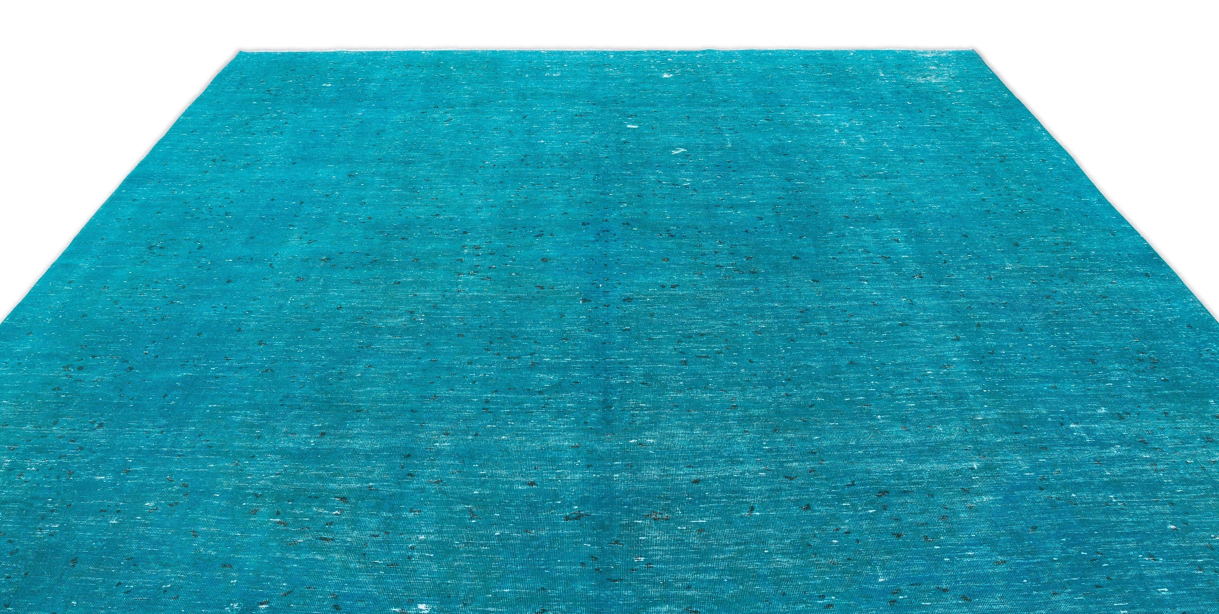 Epir Turquoise Vintage Wool Handmade Area Rug 9'7" x 12'10"