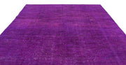 Epir Pink Vintage Wool Handmade Area Rug 9'5" x 12'11"