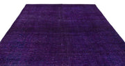 Epir Purple Vintage Wool Handmade Area Rug 8'3" x 12'4"