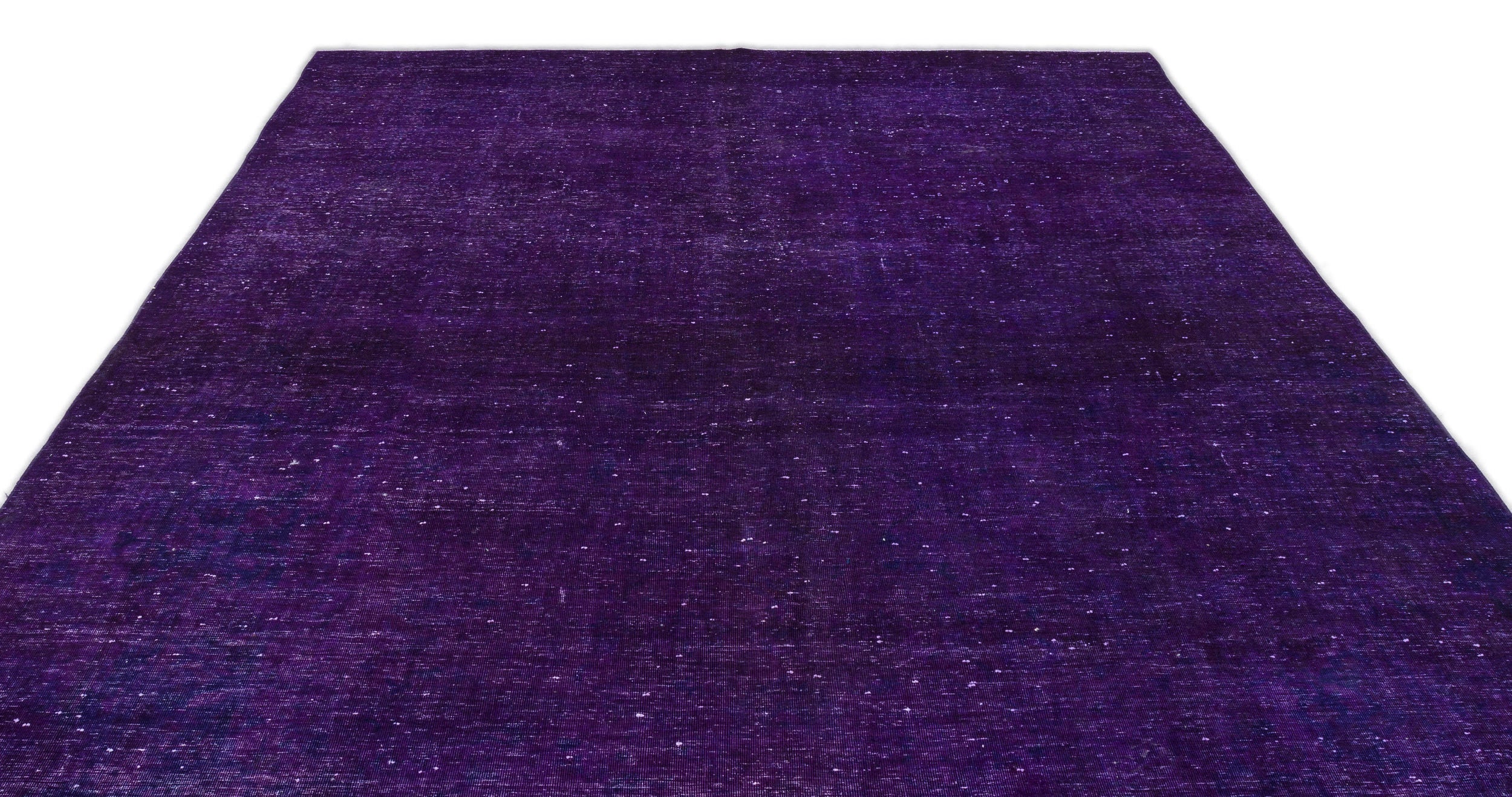 Epir Purple Vintage Wool Handmade Area Rug 8'3" x 12'4"