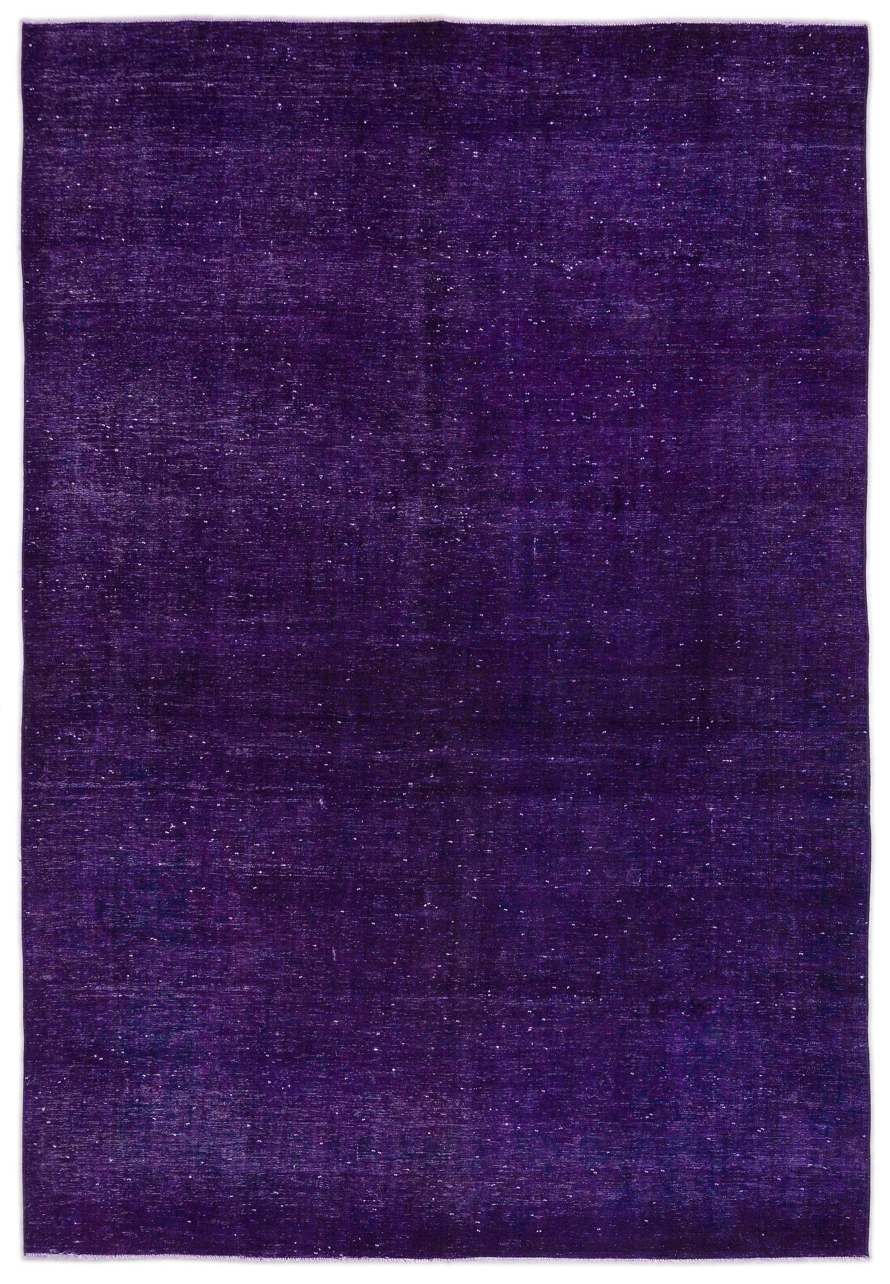 Epir Purple Vintage Wool Handmade Area Rug 8'3" x 12'4"
