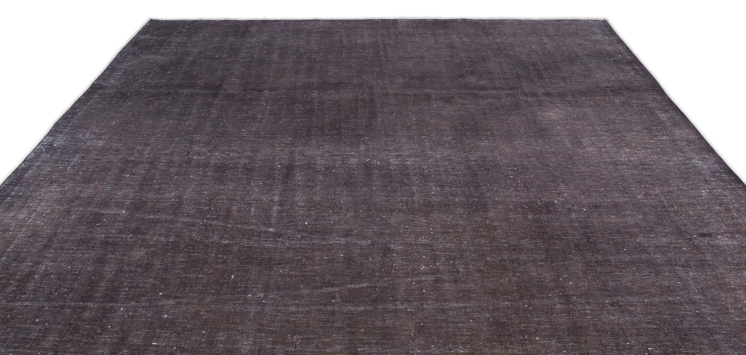 Epir Grey Vintage Wool Handmade Area Rug 9'7" x 13'1"